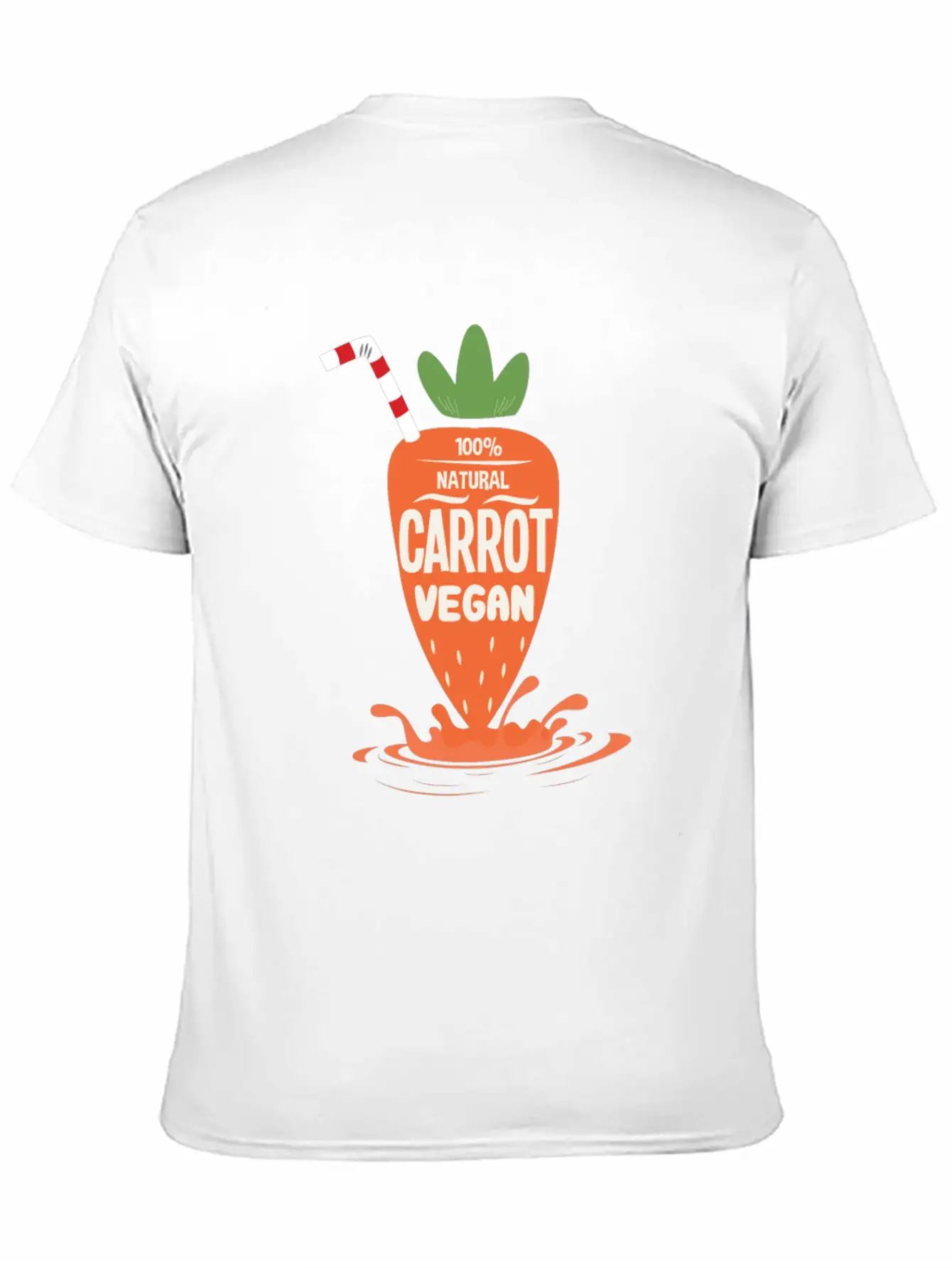 Natural Carrot Vegan Juice Carrots Detox Diet Comfortable Minimalist Graphic Tee – Summer Style Essential