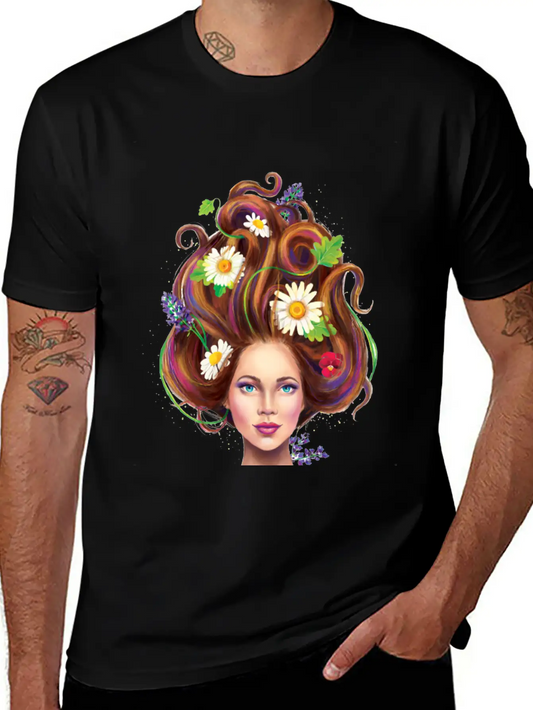 Natural Hair Unisex Short Sleeve Soft Cotton T-Shirt – Casual Everyday Wear