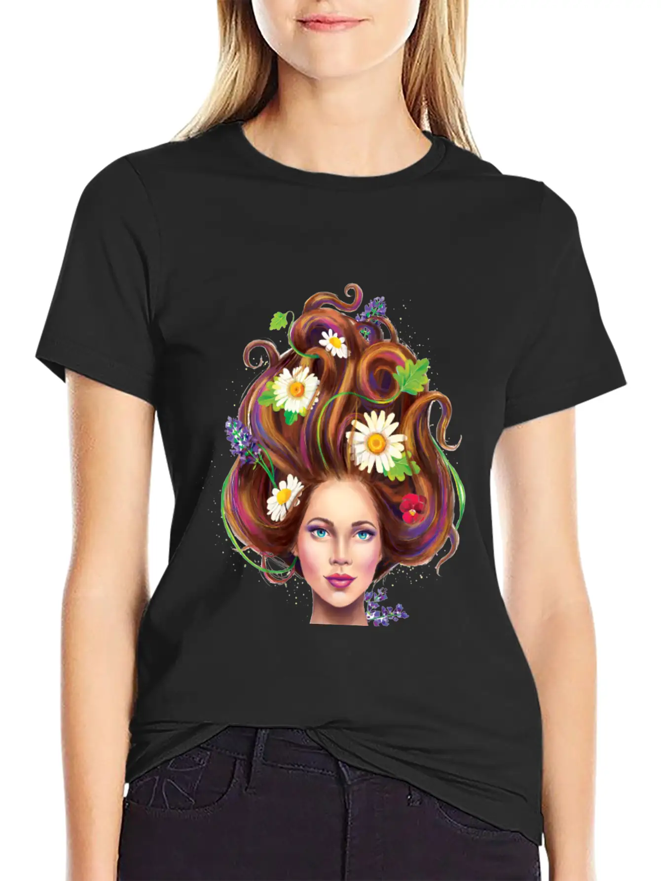 Natural Hair Unisex Short Sleeve Soft Cotton T-Shirt – Casual Everyday Wear
