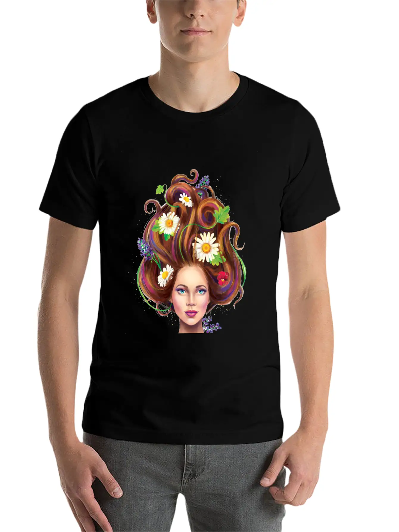 Natural Hair Unisex Short Sleeve Soft Cotton T-Shirt – Casual Everyday Wear