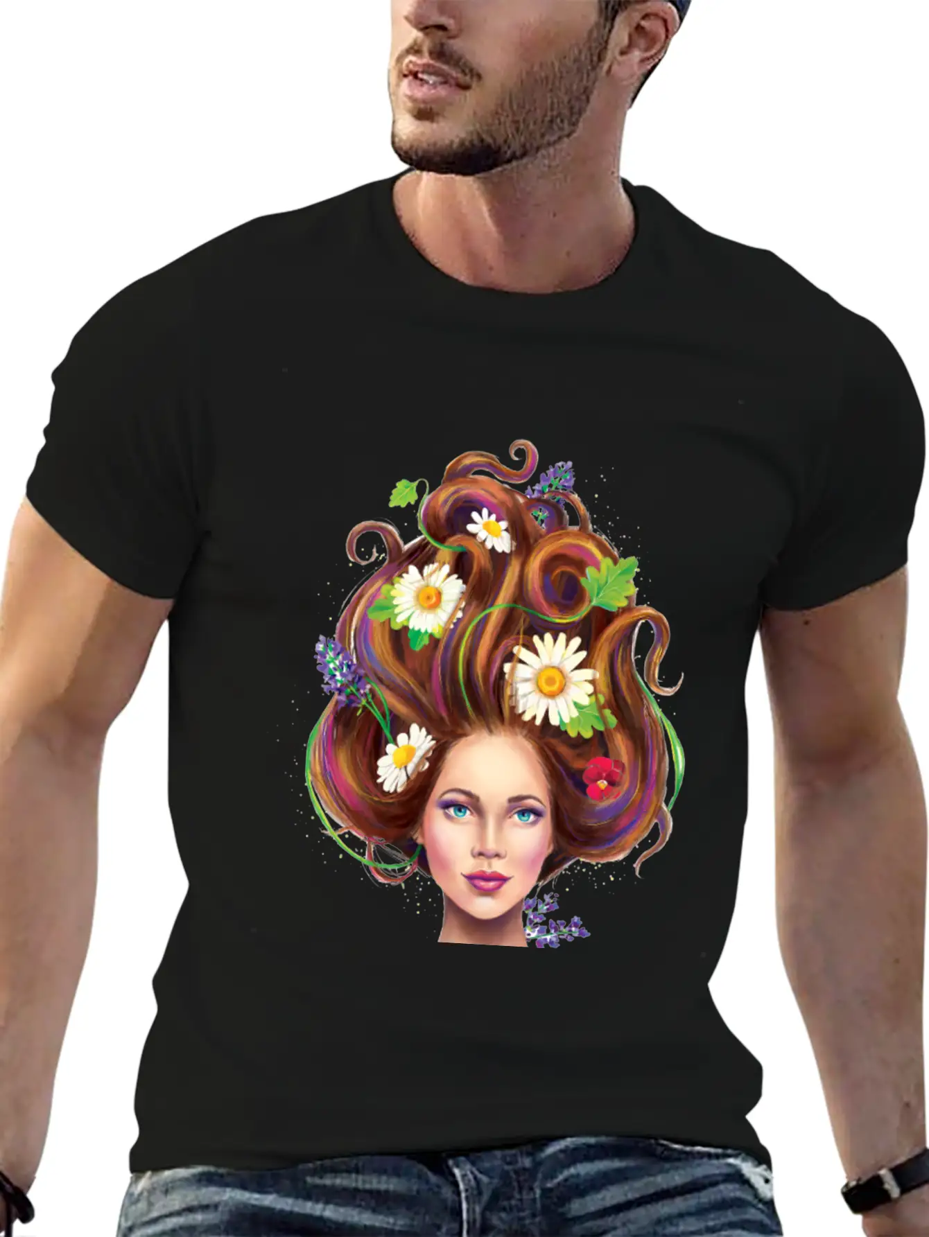Natural Hair Unisex Short Sleeve Soft Cotton T-Shirt – Casual Everyday Wear