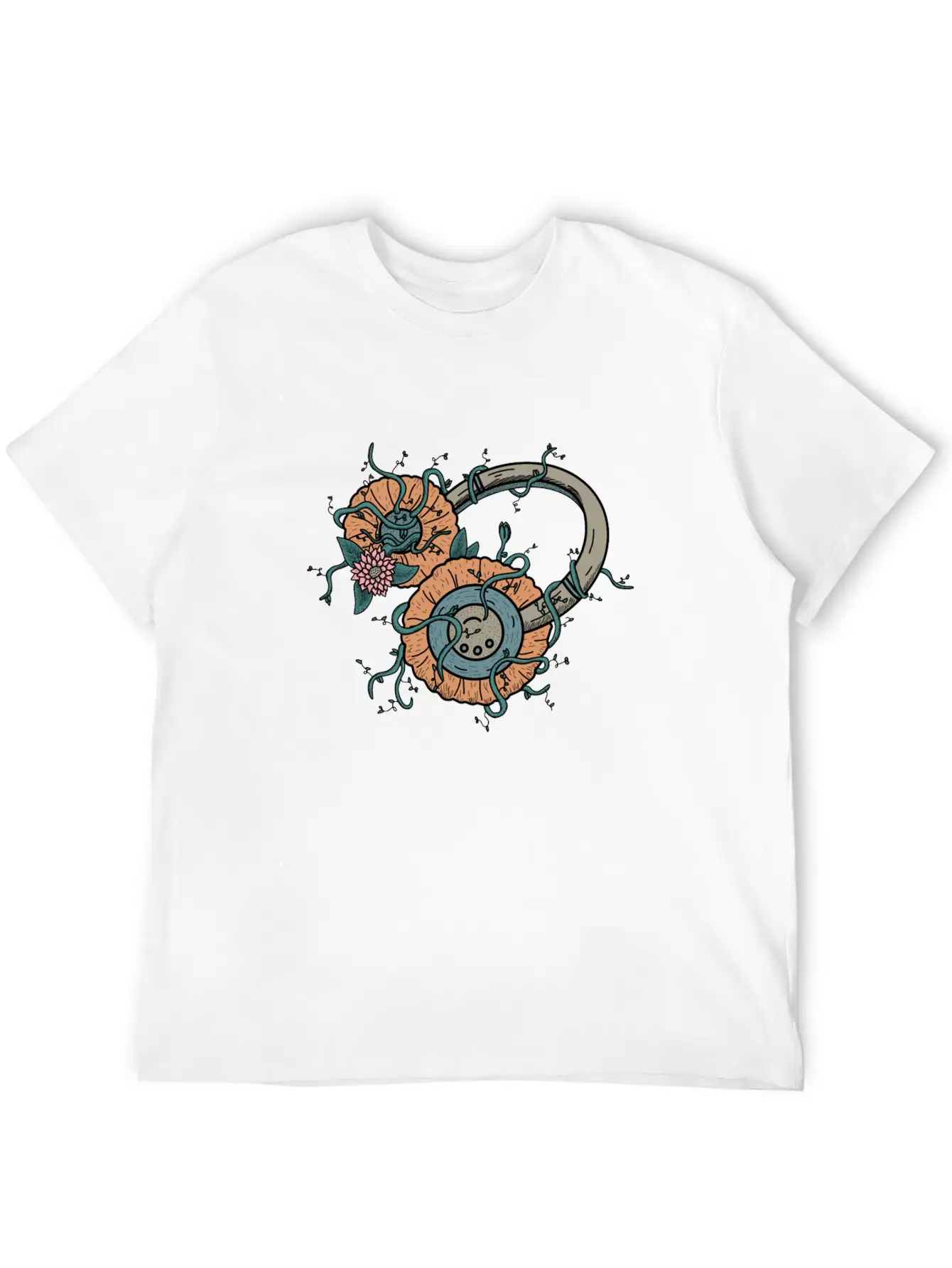 Natural Music Comfortable Minimalist Graphic Tee – Summer Style Essential