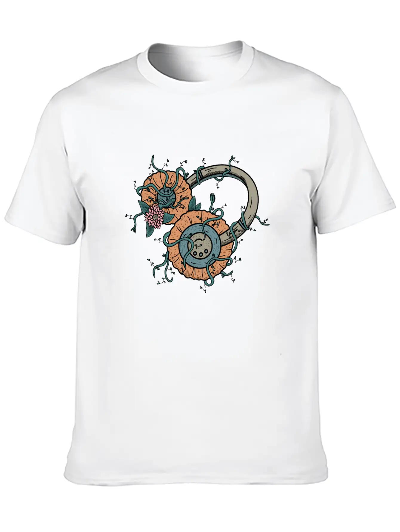 Natural Music Comfortable Minimalist Graphic Tee – Summer Style Essential