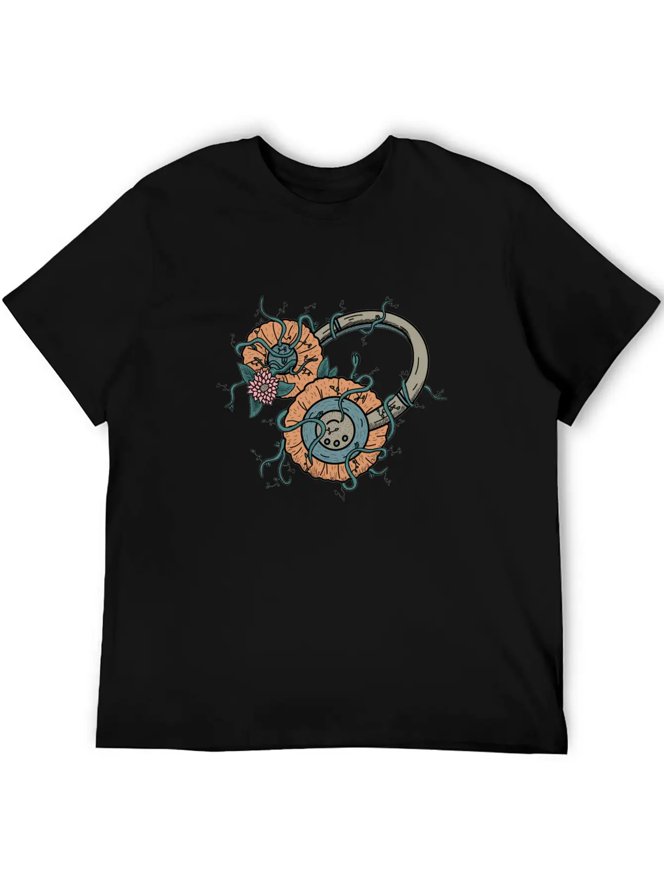 Natural Music Comfortable Minimalist Graphic Tee – Summer Style Essential