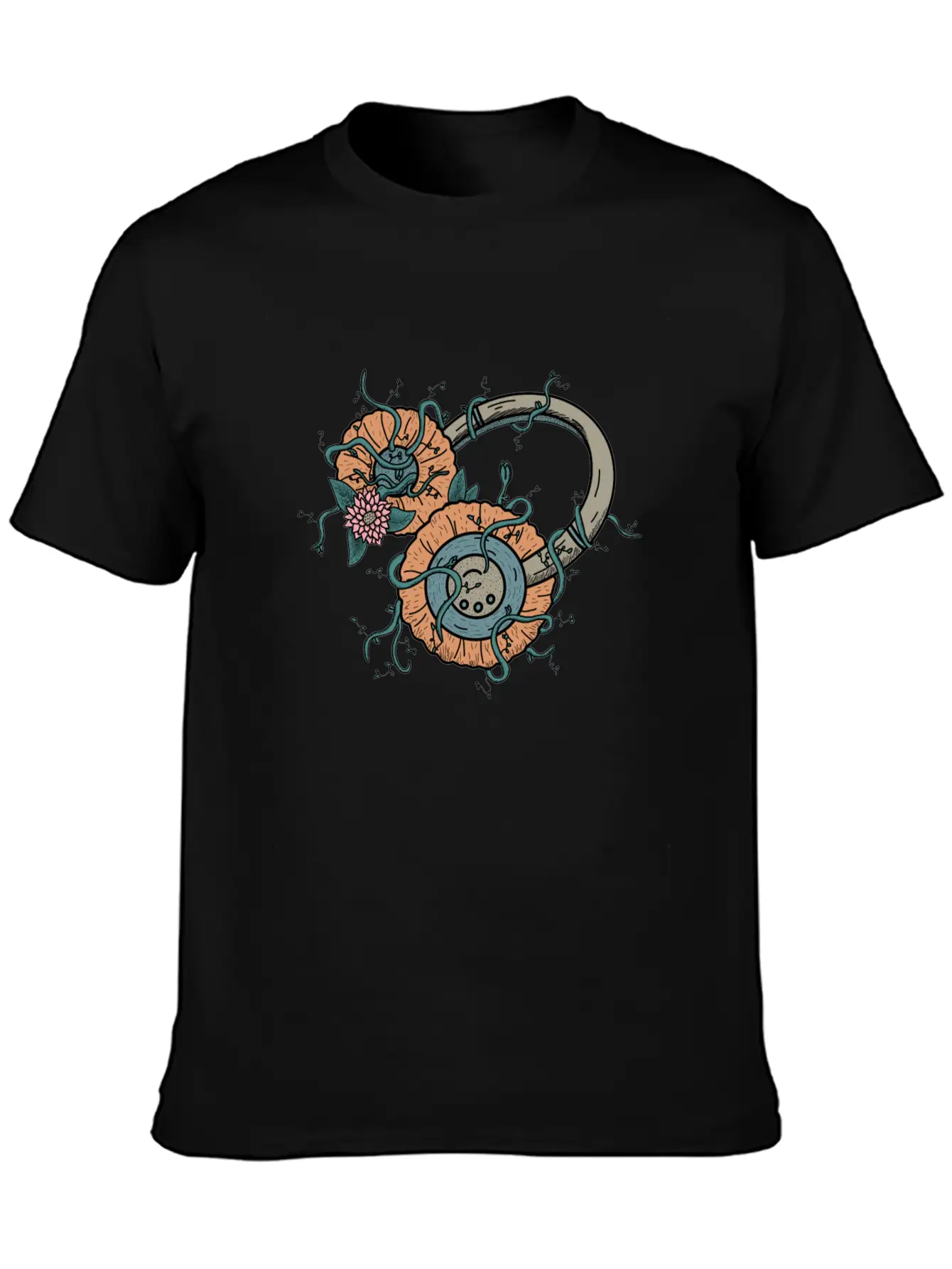 Natural Music Comfortable Minimalist Graphic Tee – Summer Style Essential