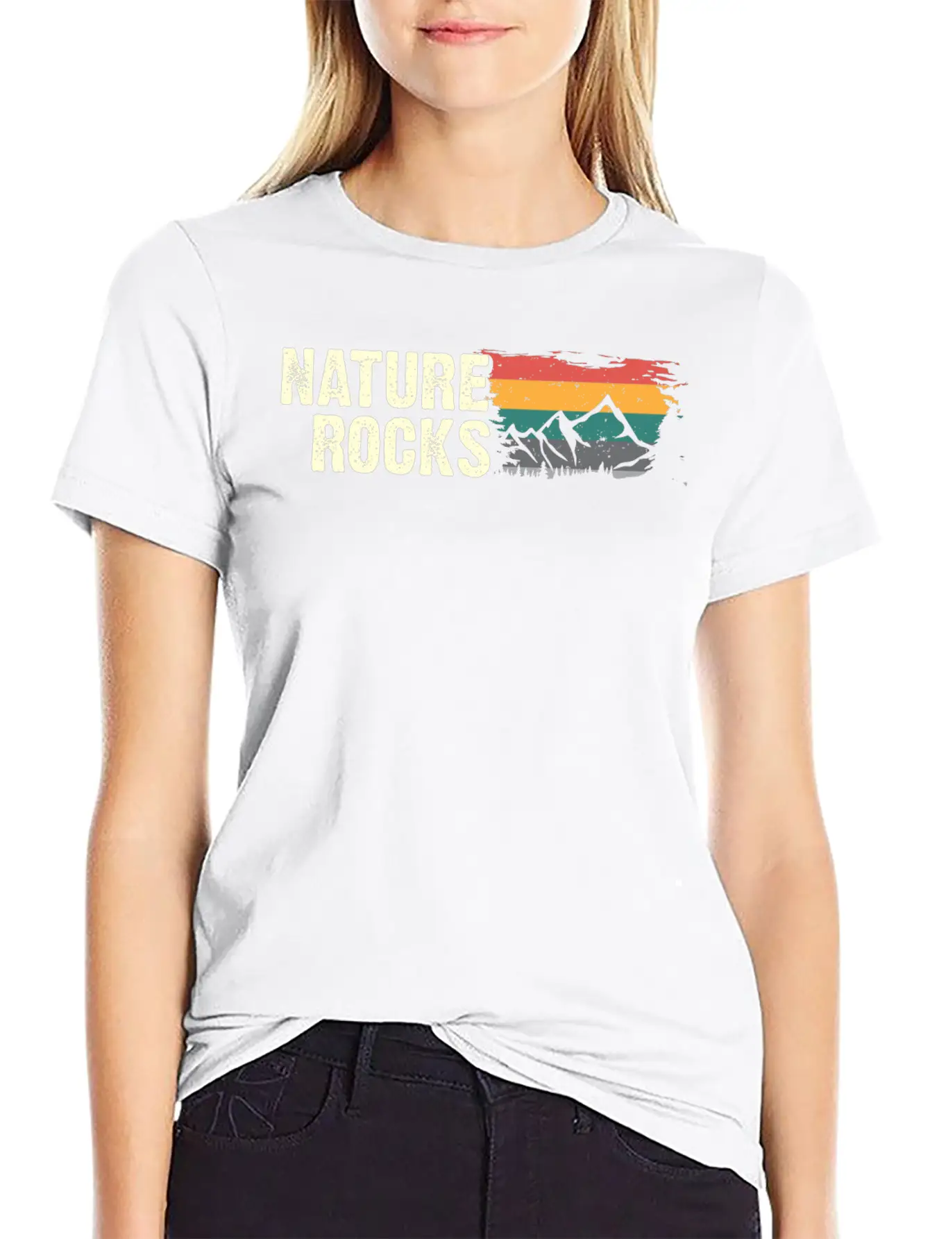 Nature Rocks - (B.C.W) Unisex Short Sleeve Soft Cotton T-Shirt – Casual Everyday Wear