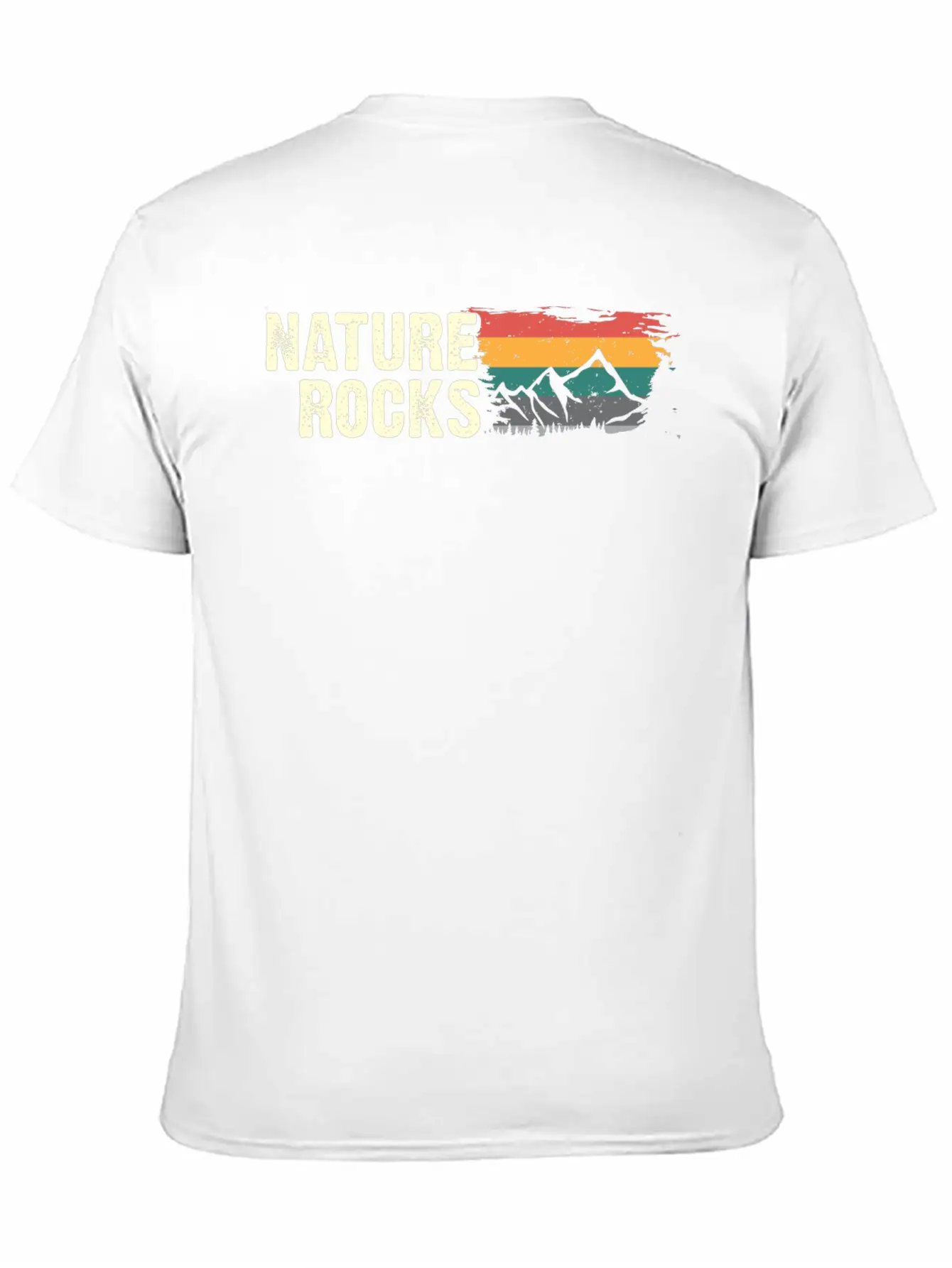 Nature Rocks - (B.C.W) Unisex Short Sleeve Soft Cotton T-Shirt – Casual Everyday Wear