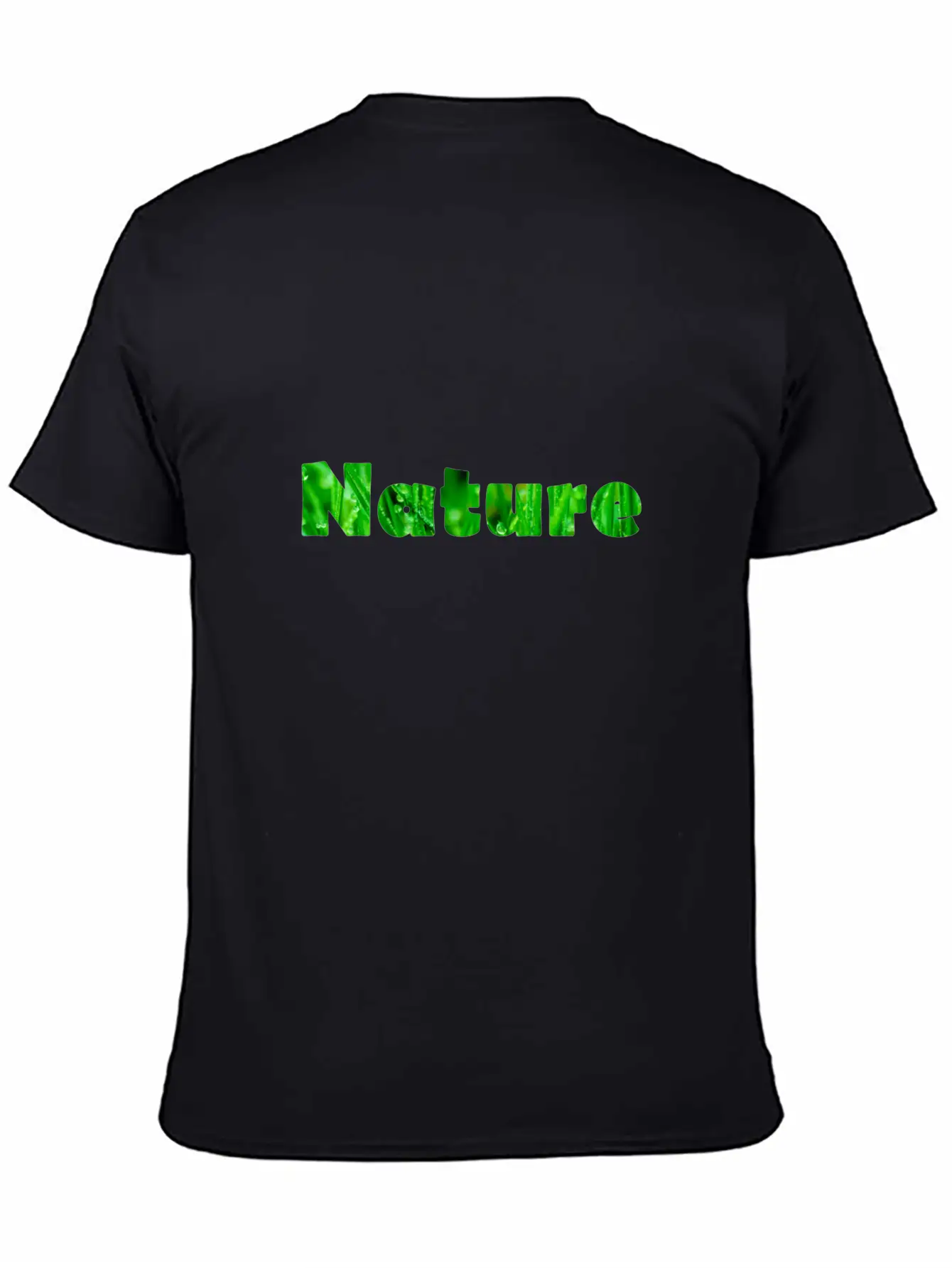 Nature Waterdrops On Fresh Grass Stylish Everyday T-Shirt – Unisex Basic Cotton Tee
