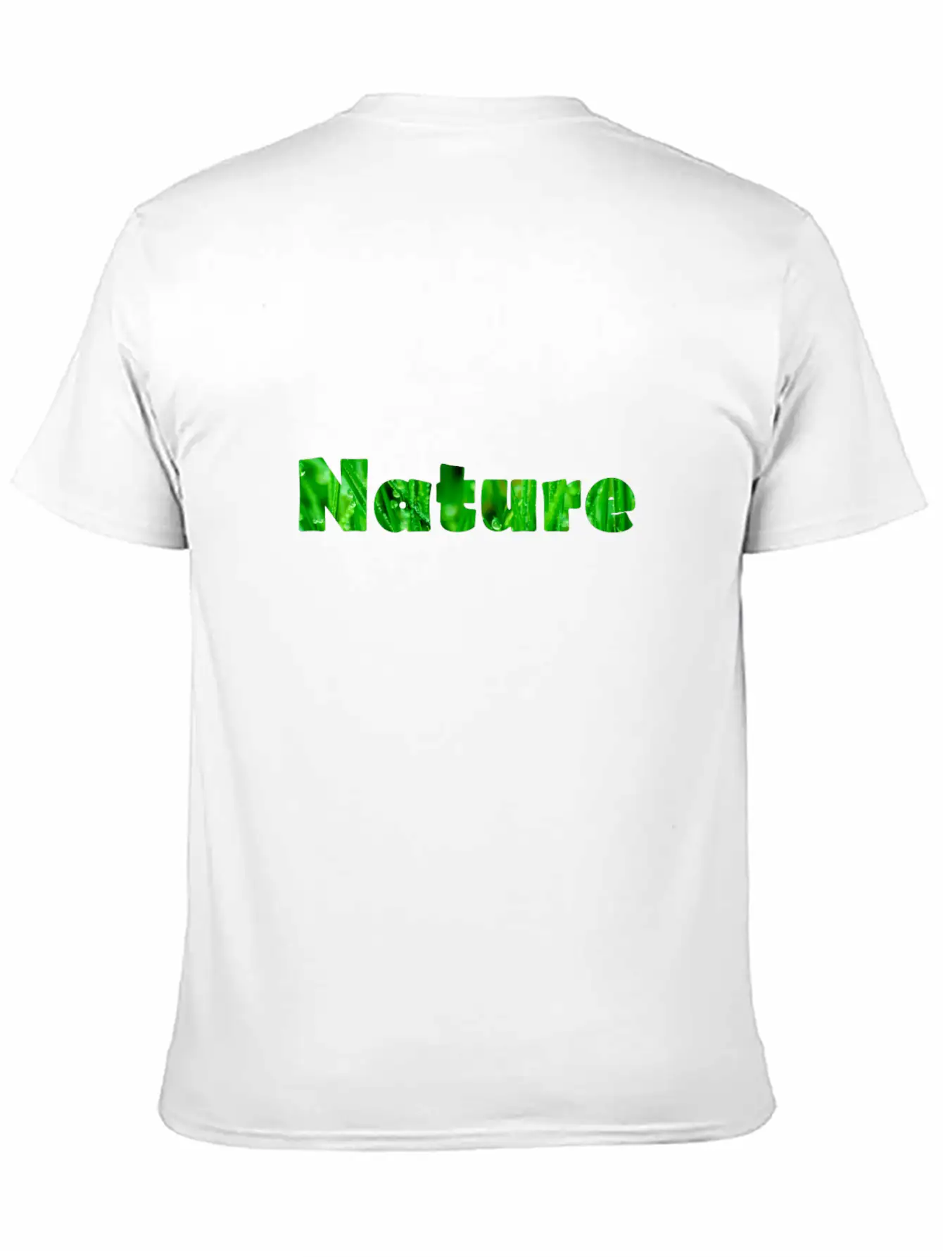 Nature Waterdrops On Fresh Grass Stylish Everyday T-Shirt – Unisex Basic Cotton Tee