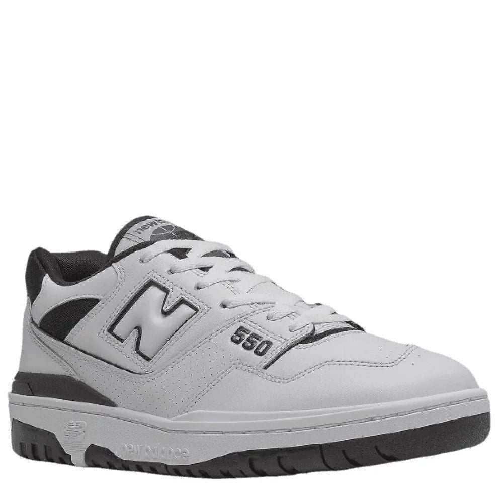 New Balance 550 in White with Black