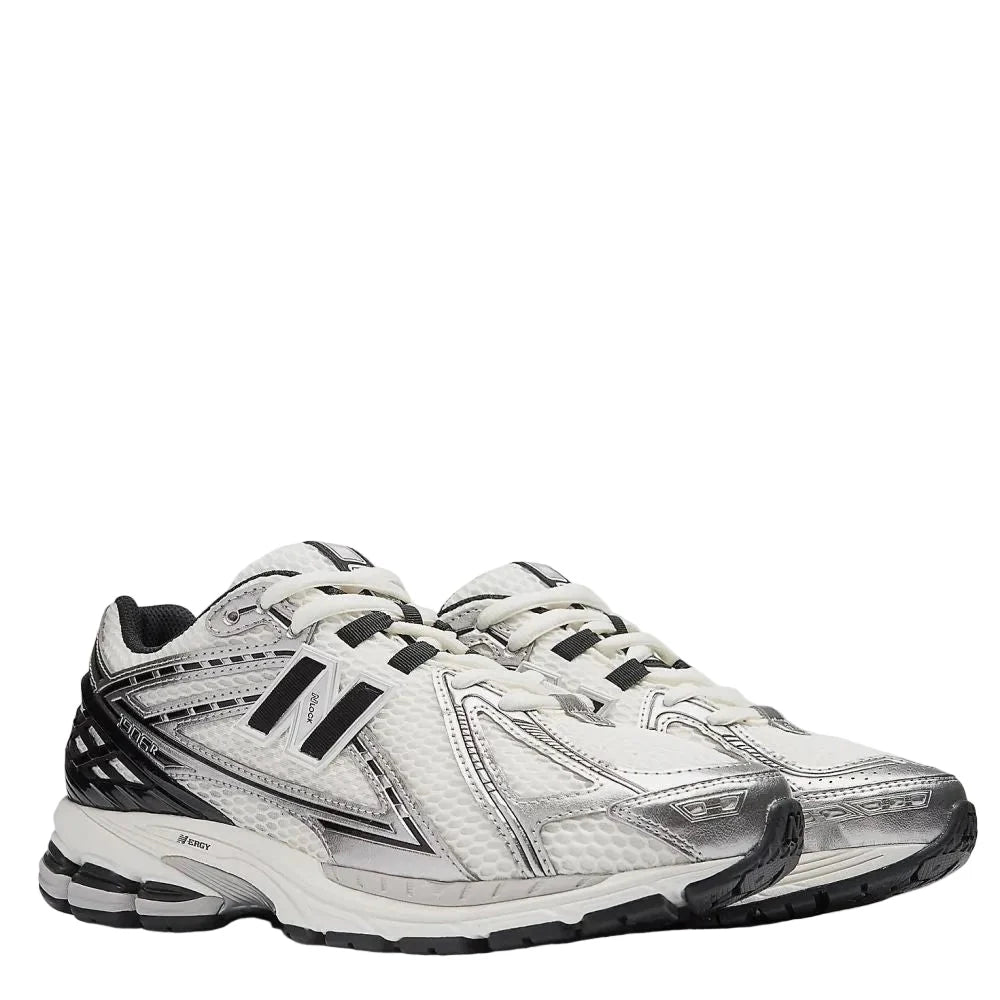 New Balance Women's 1906R in Silver Metallic with White and Sea Salt