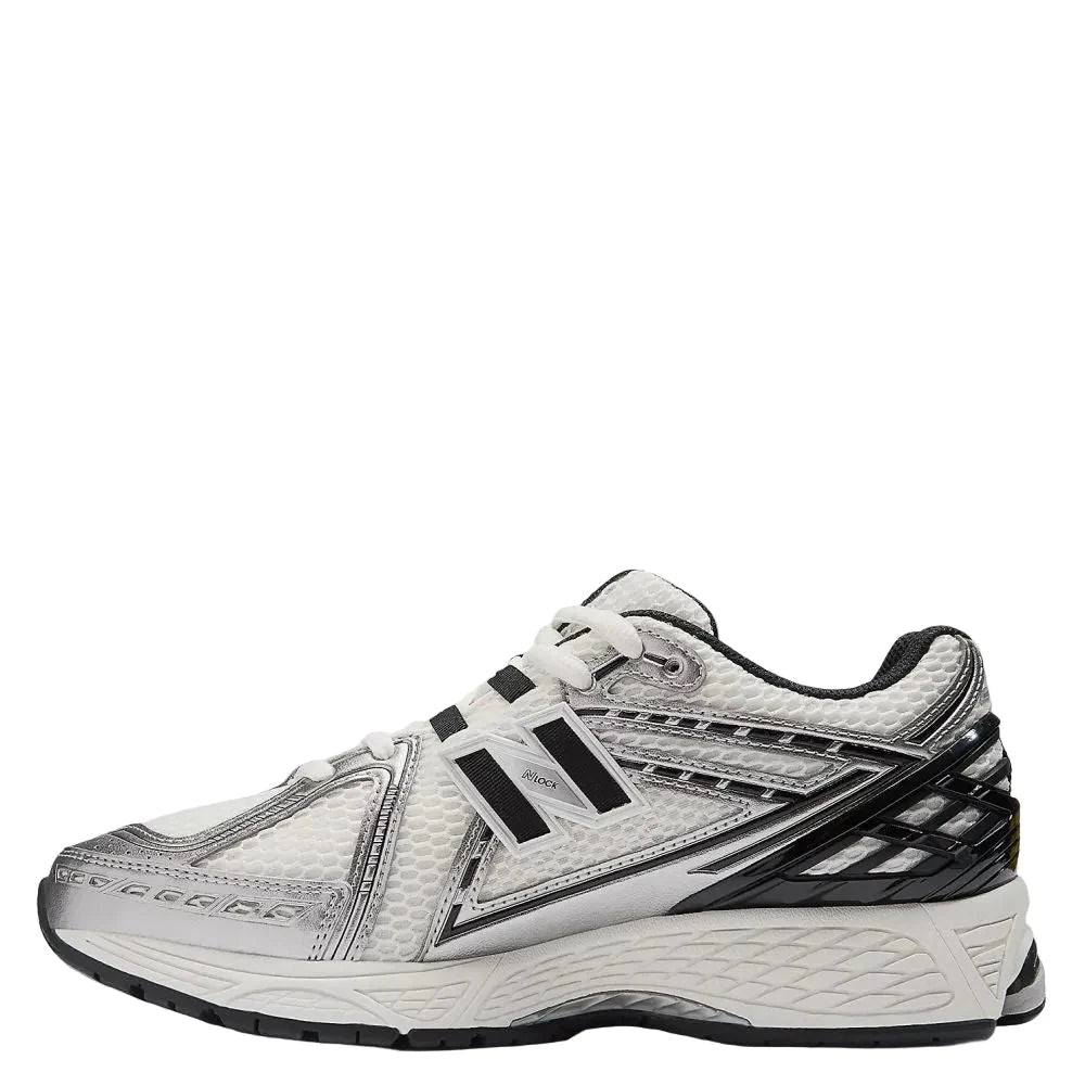 New Balance Women's 1906R in Silver Metallic with White and Sea Salt