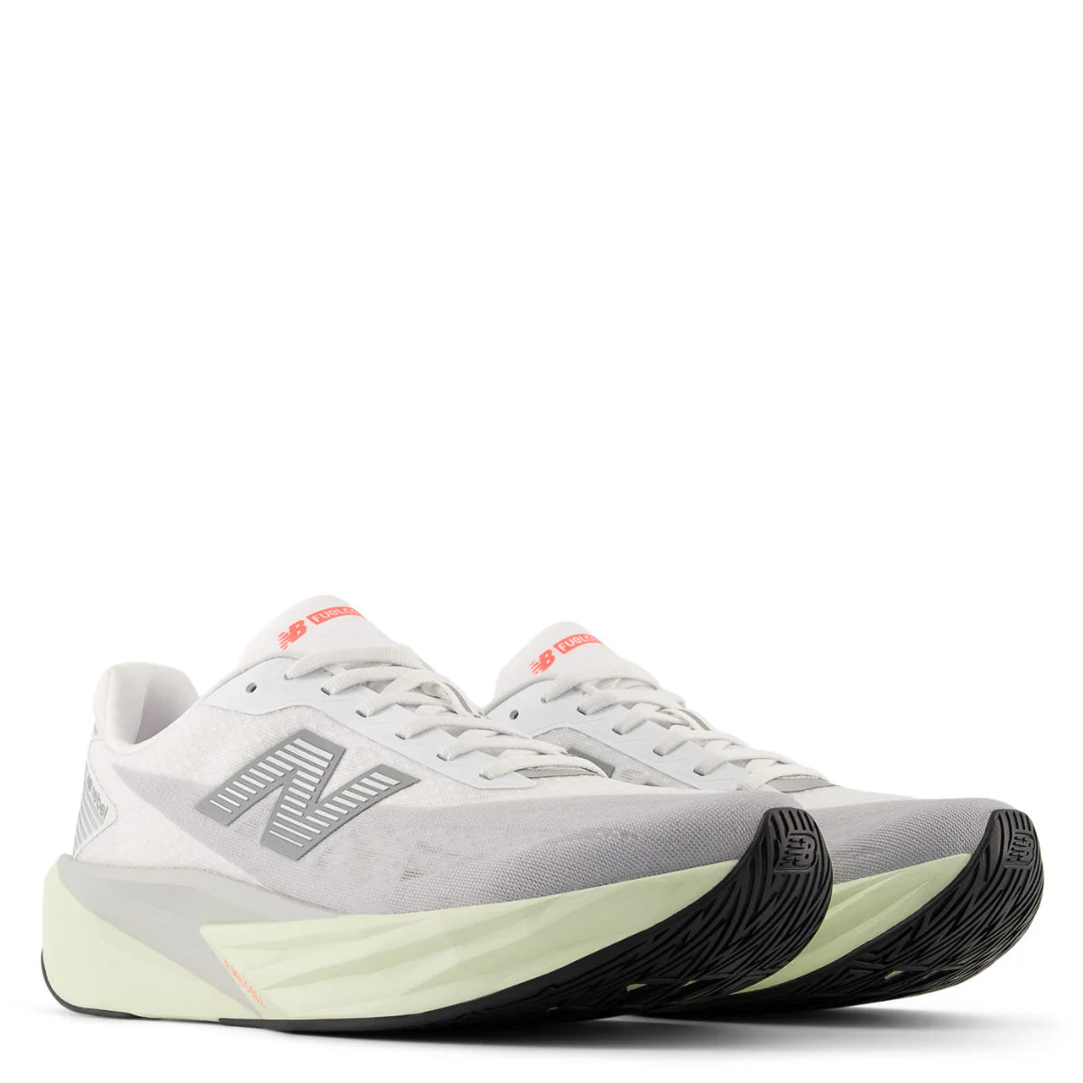 New Balance Men's FuelCell Rebel v5 in Raincloud with Mineral and White