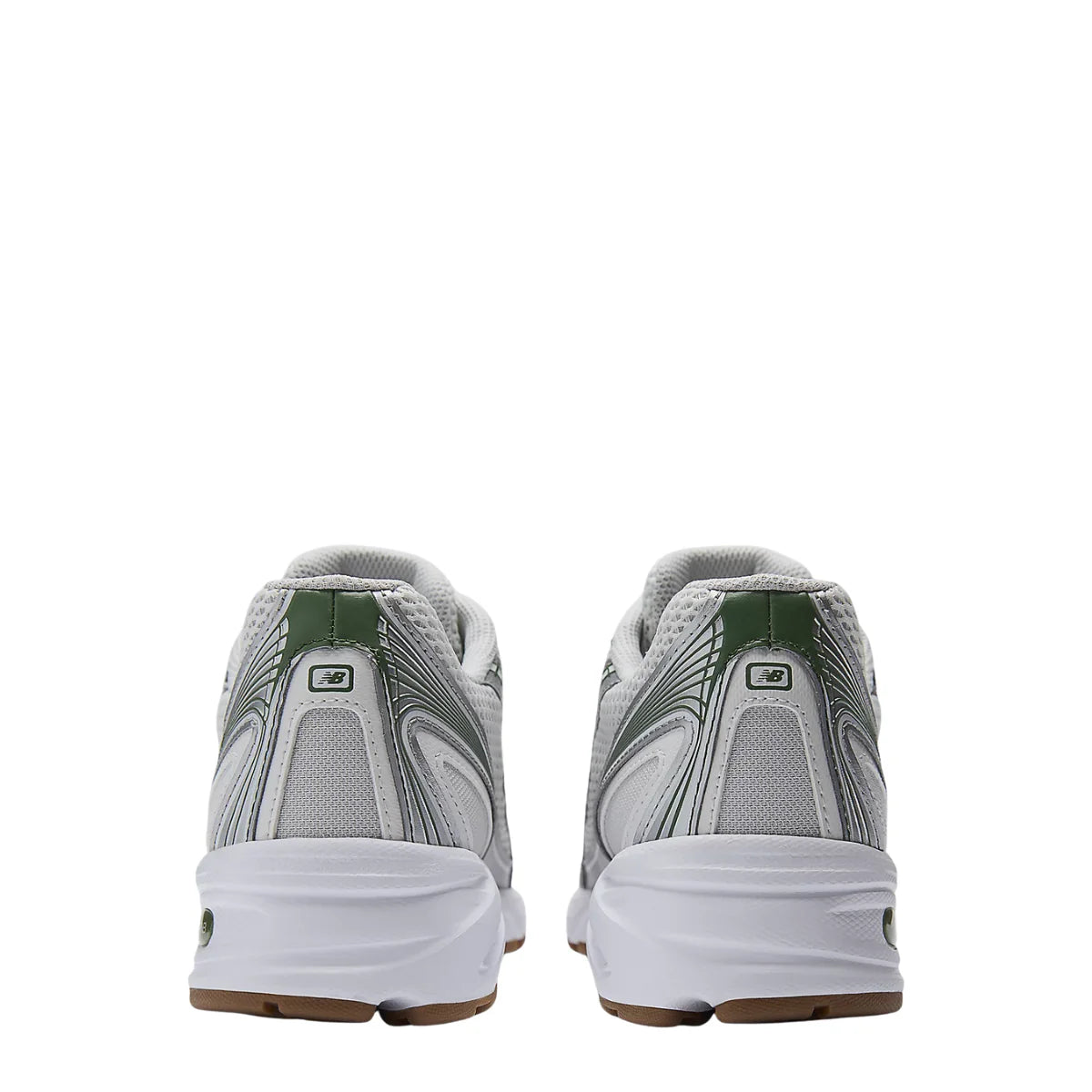 New Balance Women's 740 in Grey Matter with Dark Alpine Green