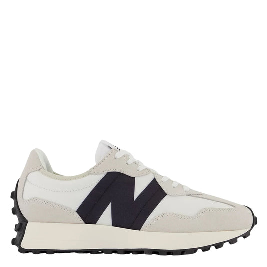 New Balance Women's 327 in Sea Salt with White and Black