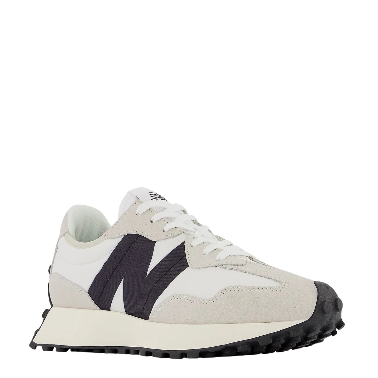 New Balance Women's 327 in Sea Salt with White and Black