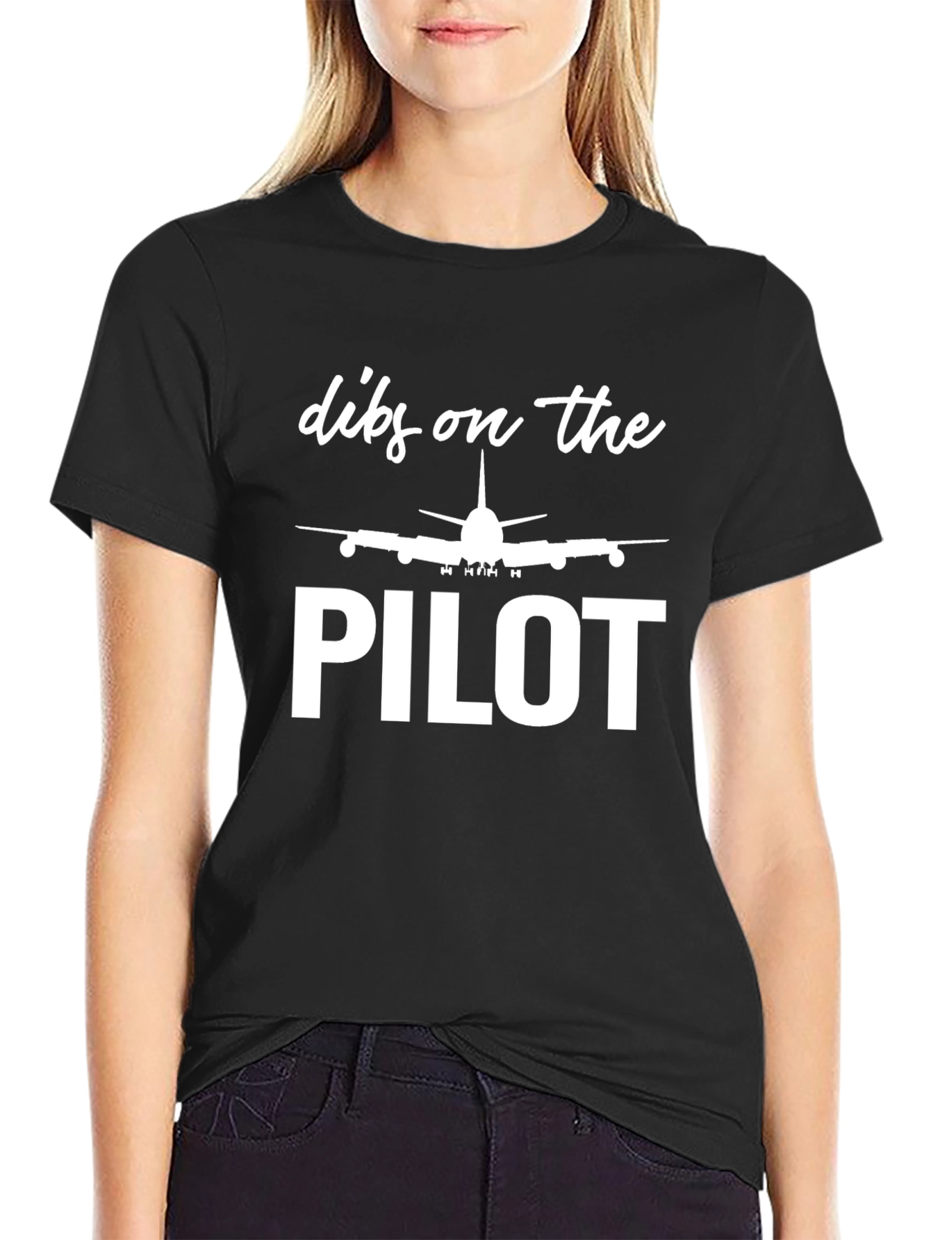 Dibs on the Pilot T-Shirt Funny Airplane Tee