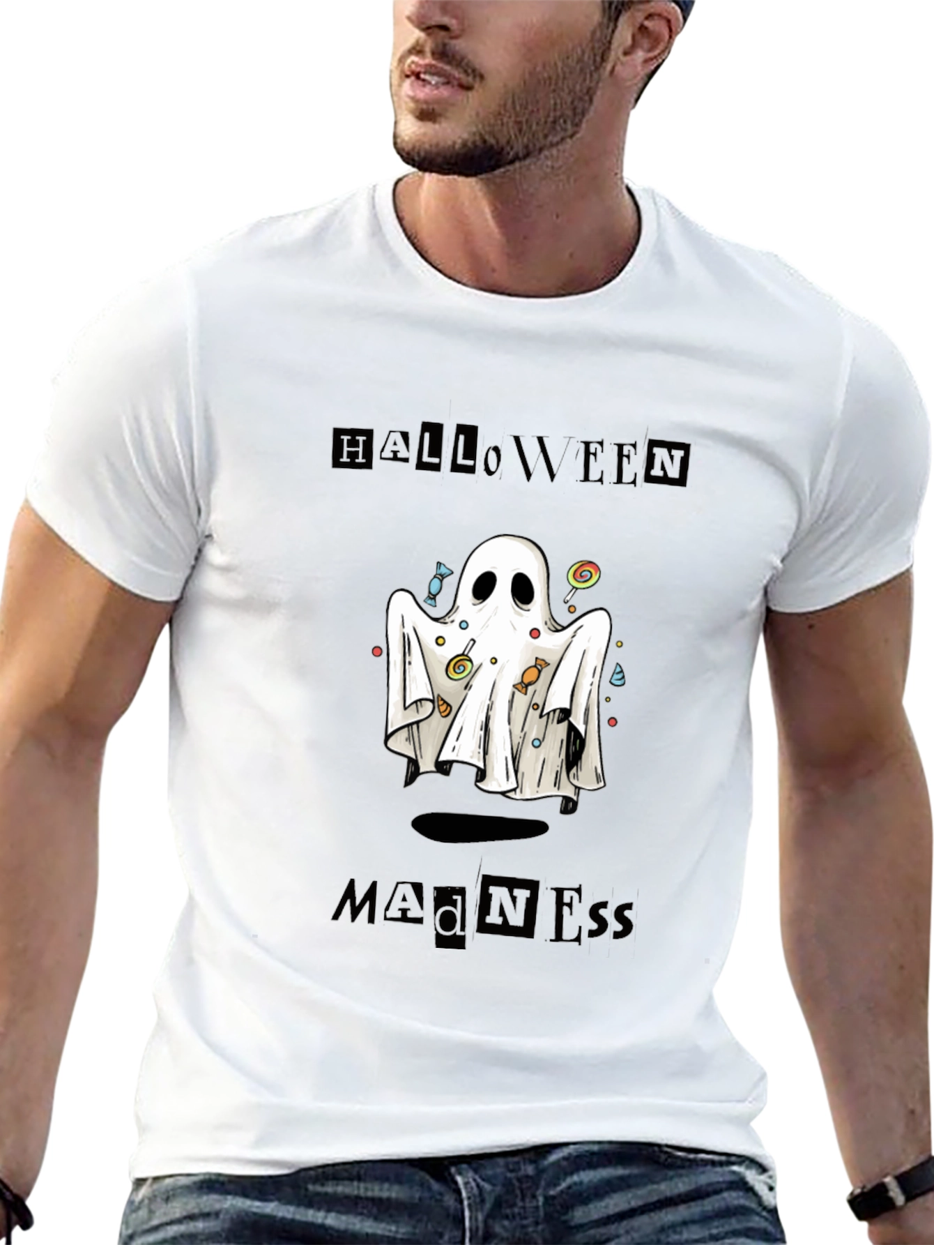 Halloween Madness Ghost T-Shirt