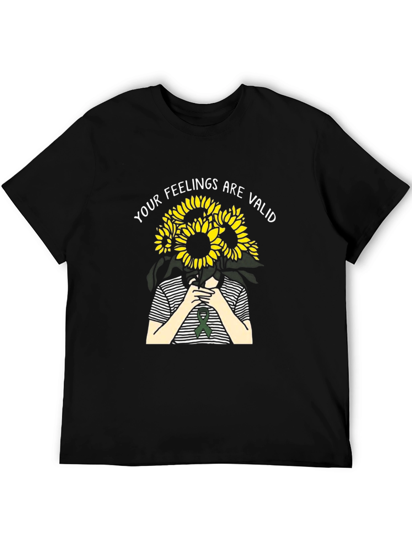 Your Feelings Are Valid Sunflower T-Shirt