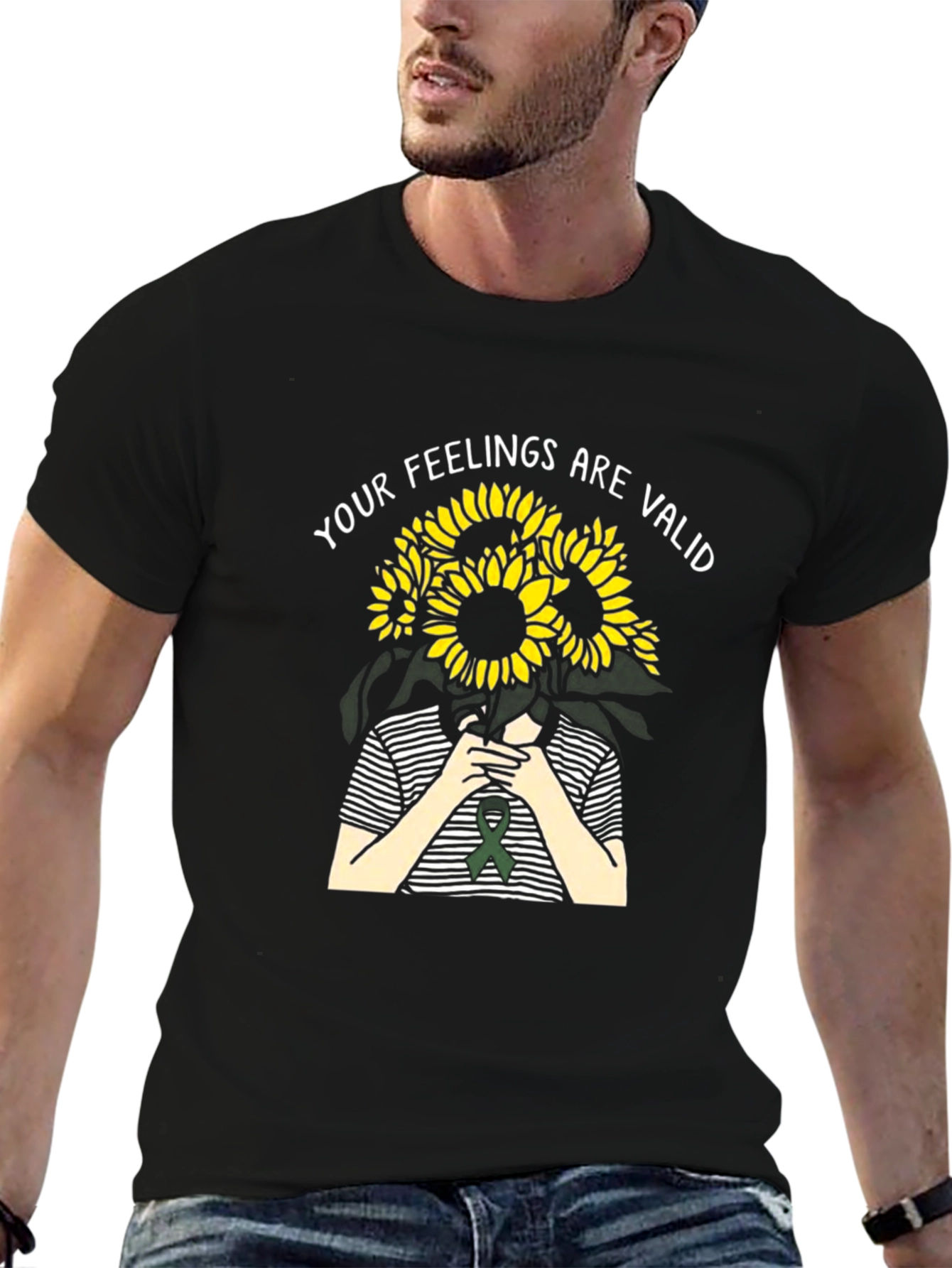 Your Feelings Are Valid Sunflower T-Shirt
