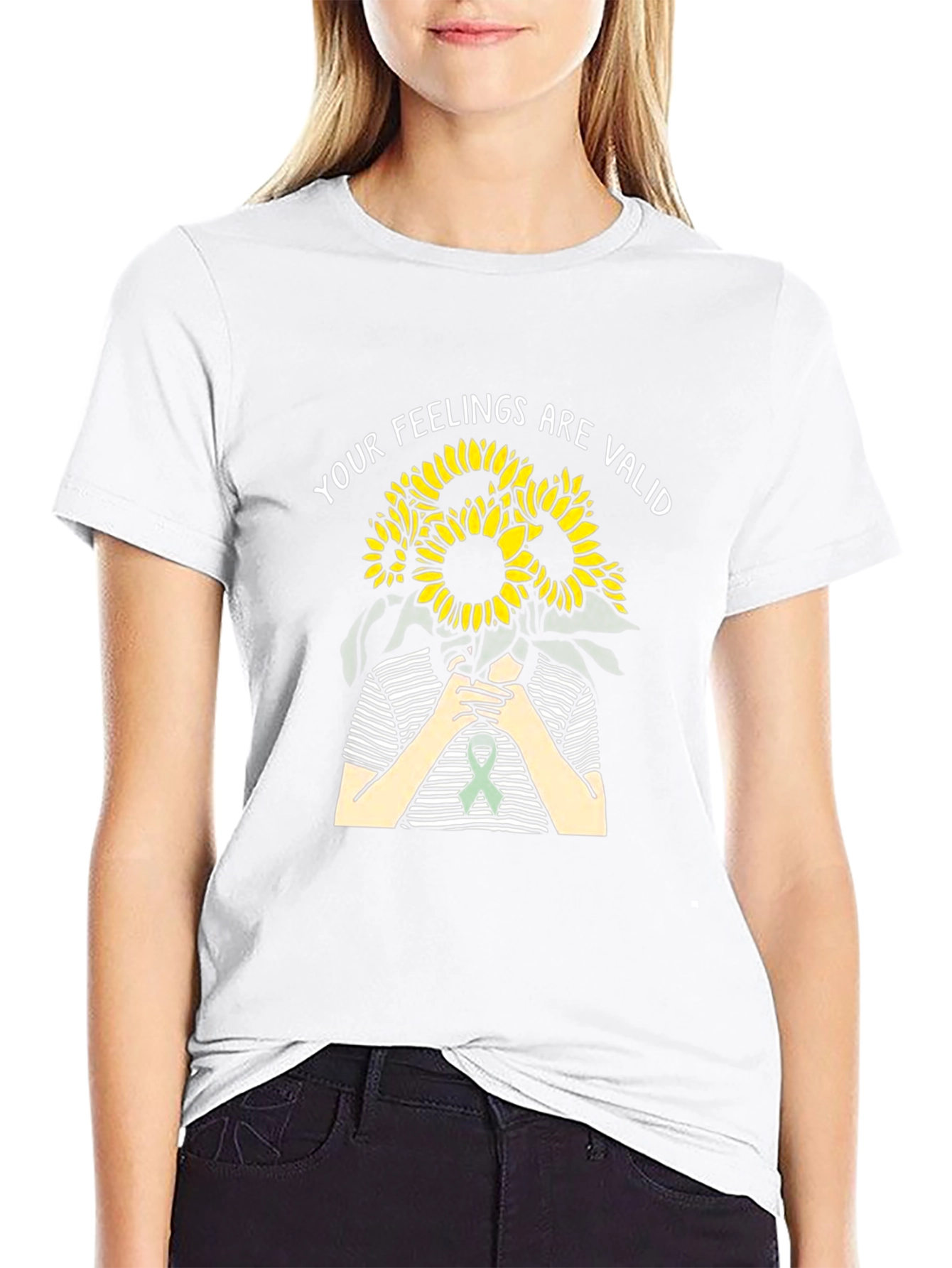 Your Feelings Are Valid Sunflower T-Shirt