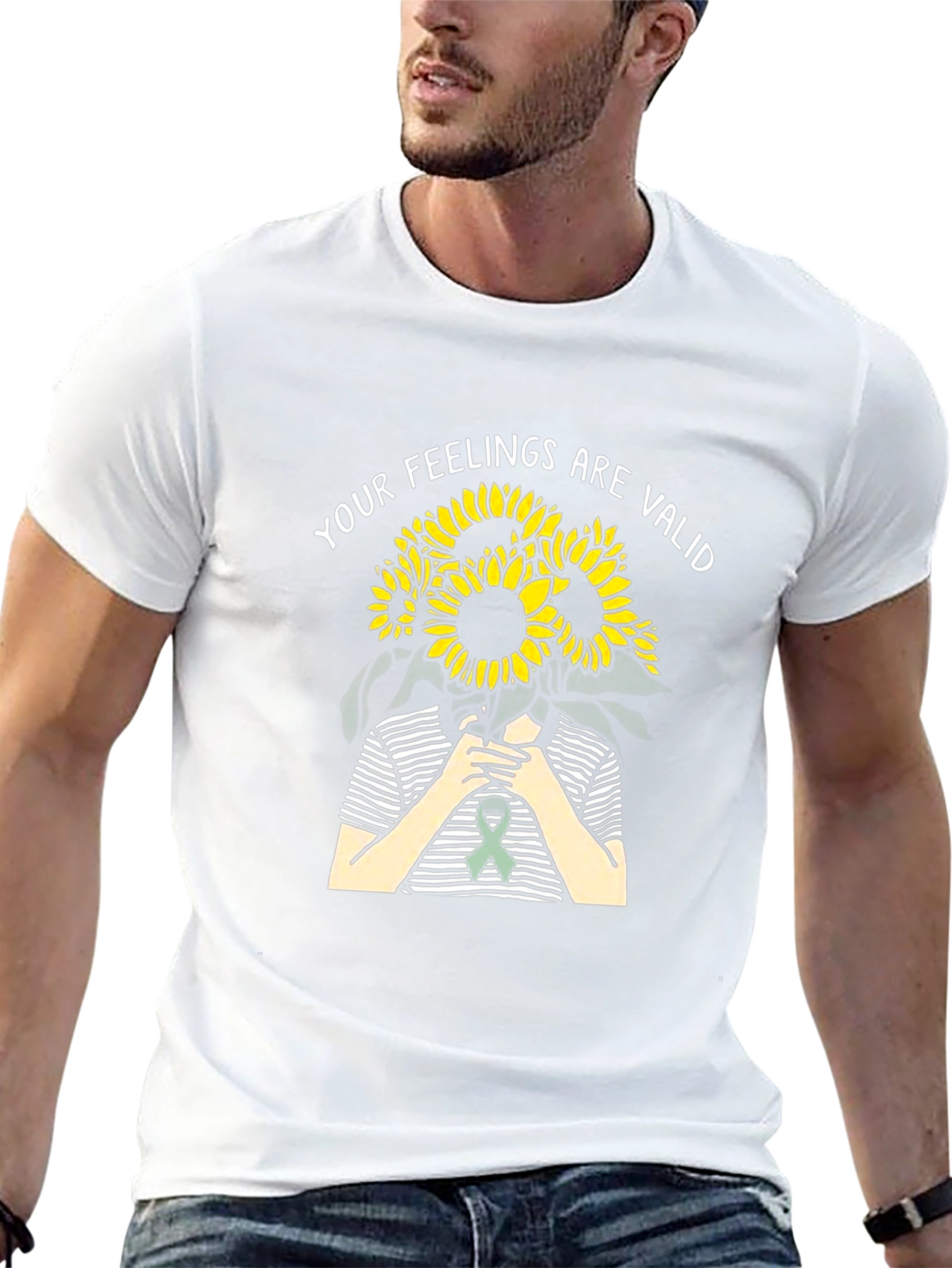 Your Feelings Are Valid Sunflower T-Shirt