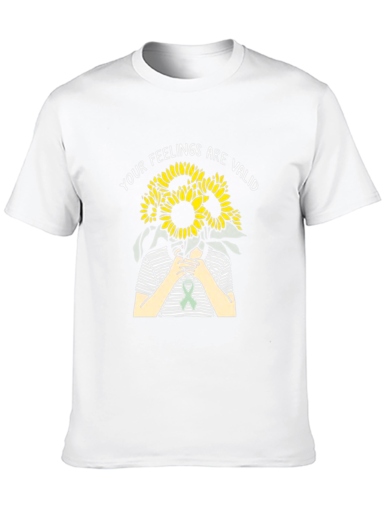 Your Feelings Are Valid Sunflower T-Shirt