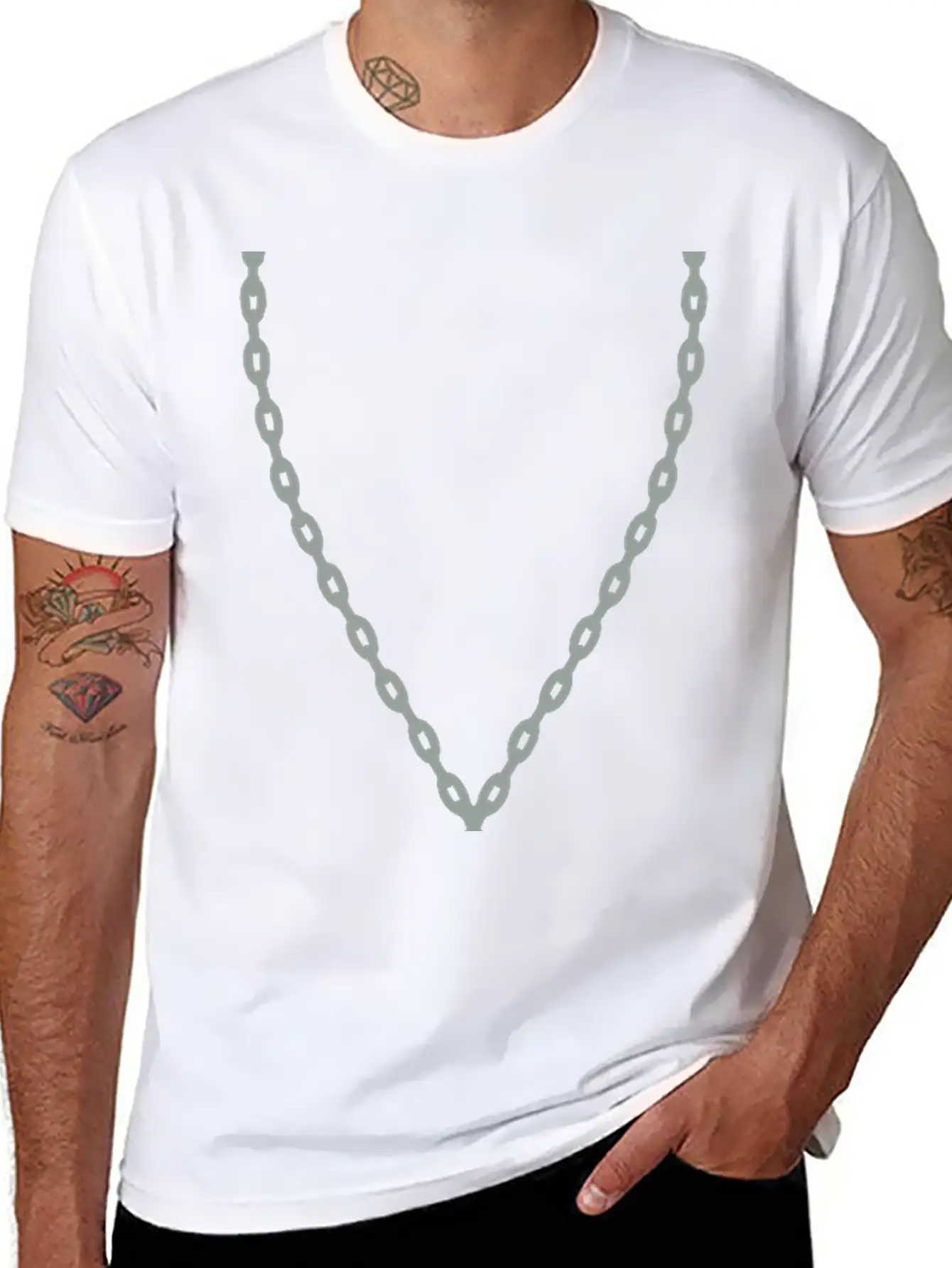 Necklace Airplane Jewelry Unisex Casual T-Shirt – Clean Design For Daily Comfort