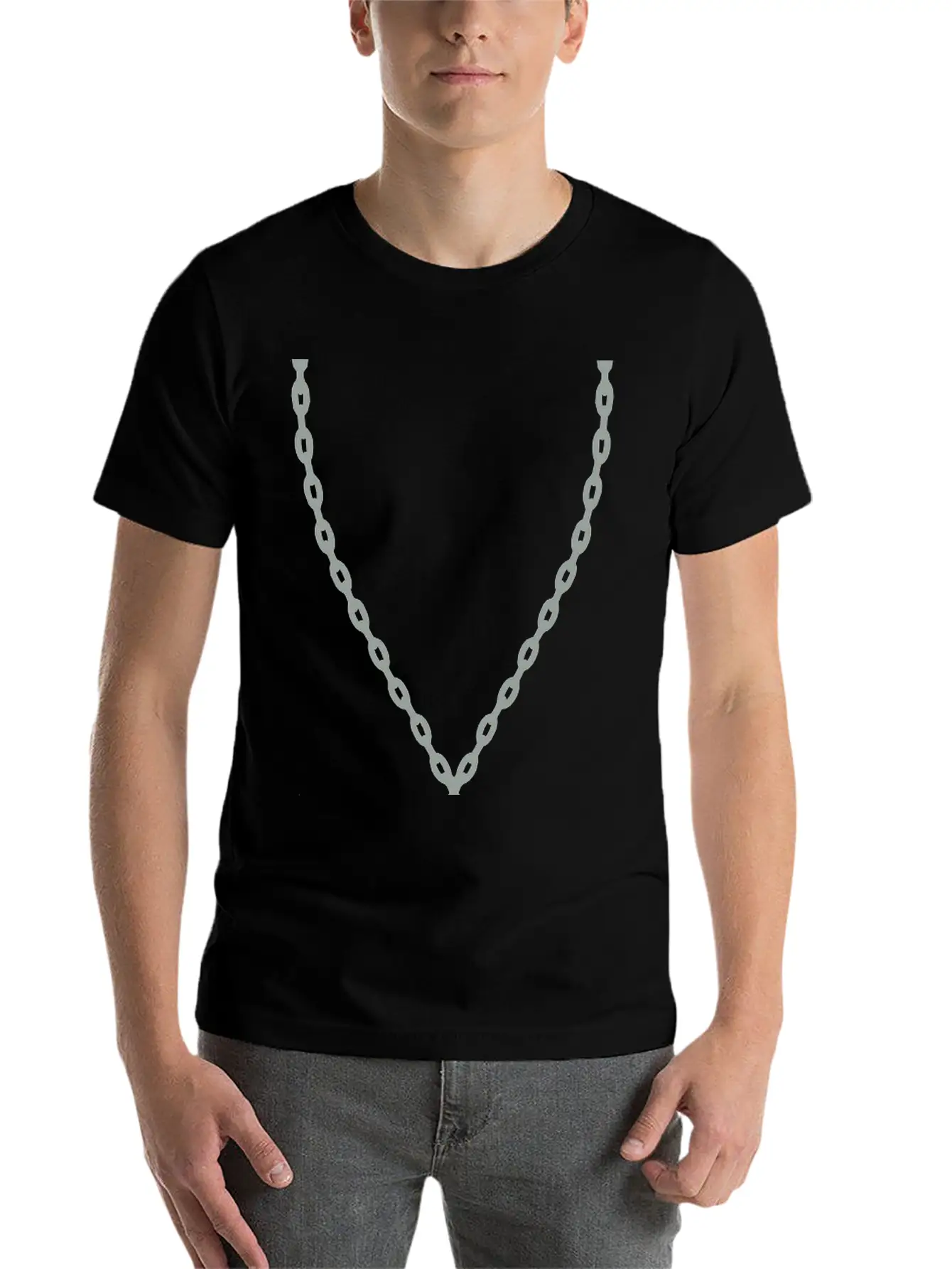 Necklace Airplane Jewelry Unisex Casual T-Shirt – Clean Design For Daily Comfort