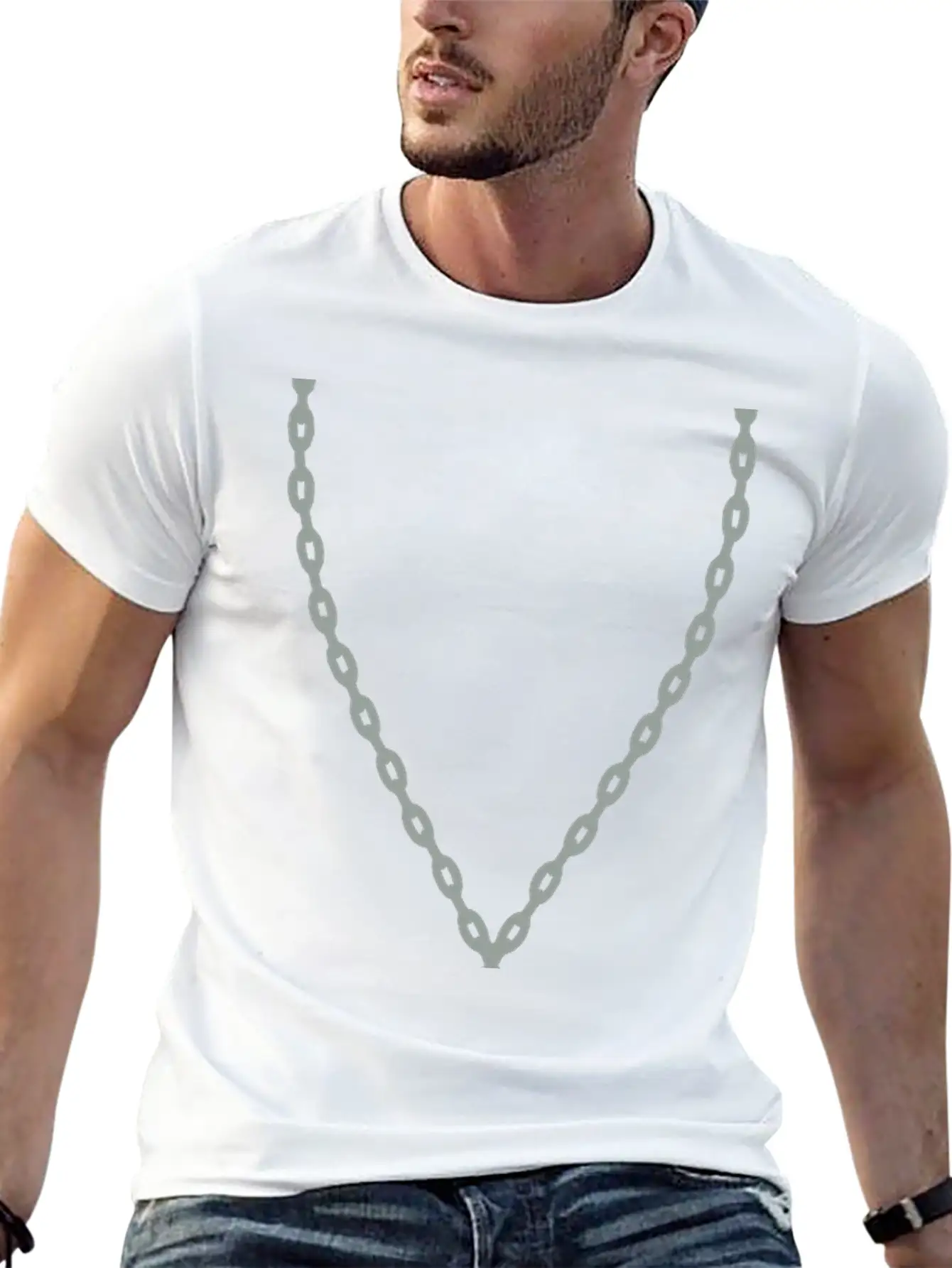 Necklace Airplane Jewelry Unisex Casual T-Shirt – Clean Design For Daily Comfort