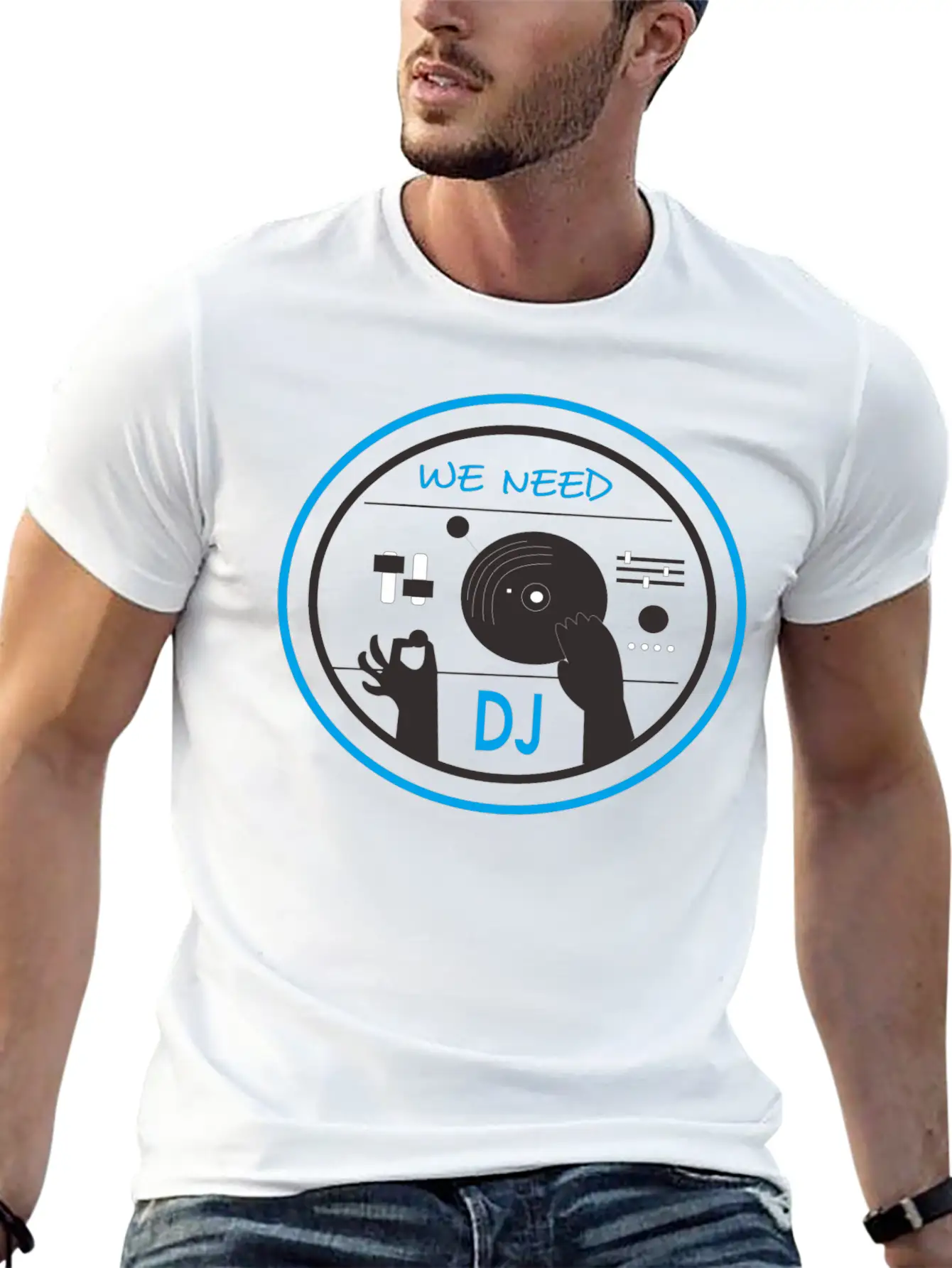 Need DJ Unisex Short Sleeve Soft Cotton T-Shirt – Casual Everyday Wear
