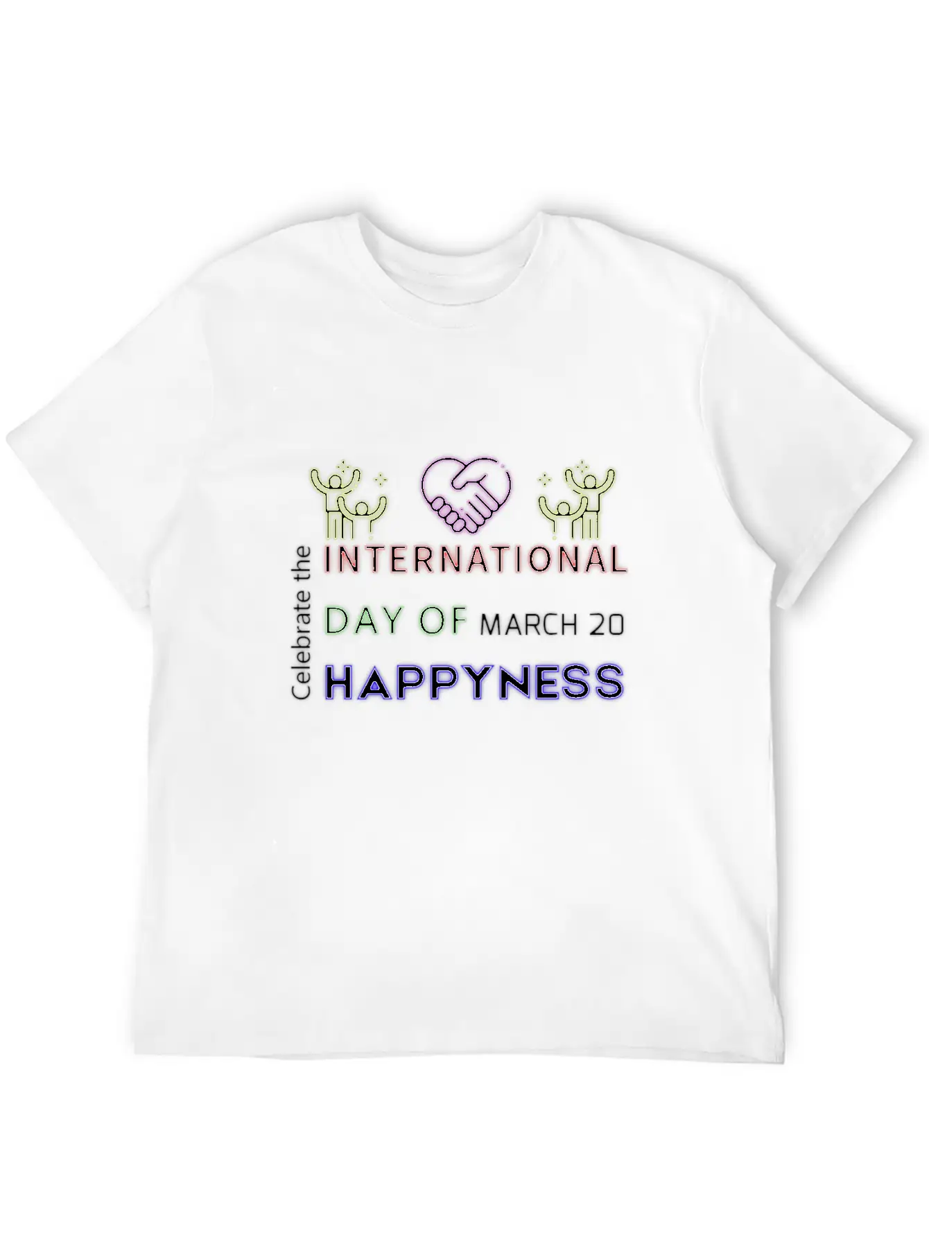 Neon Design Basic Graphic T-Shirt – Daily Comfort In Soft Cotton