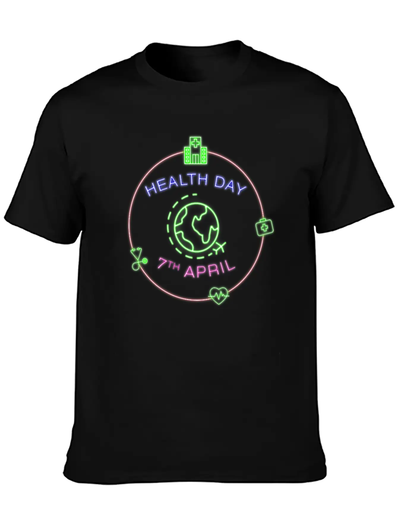 Neon Design Essential Unisex Summer Tee – Soft Cotton Casual Fit