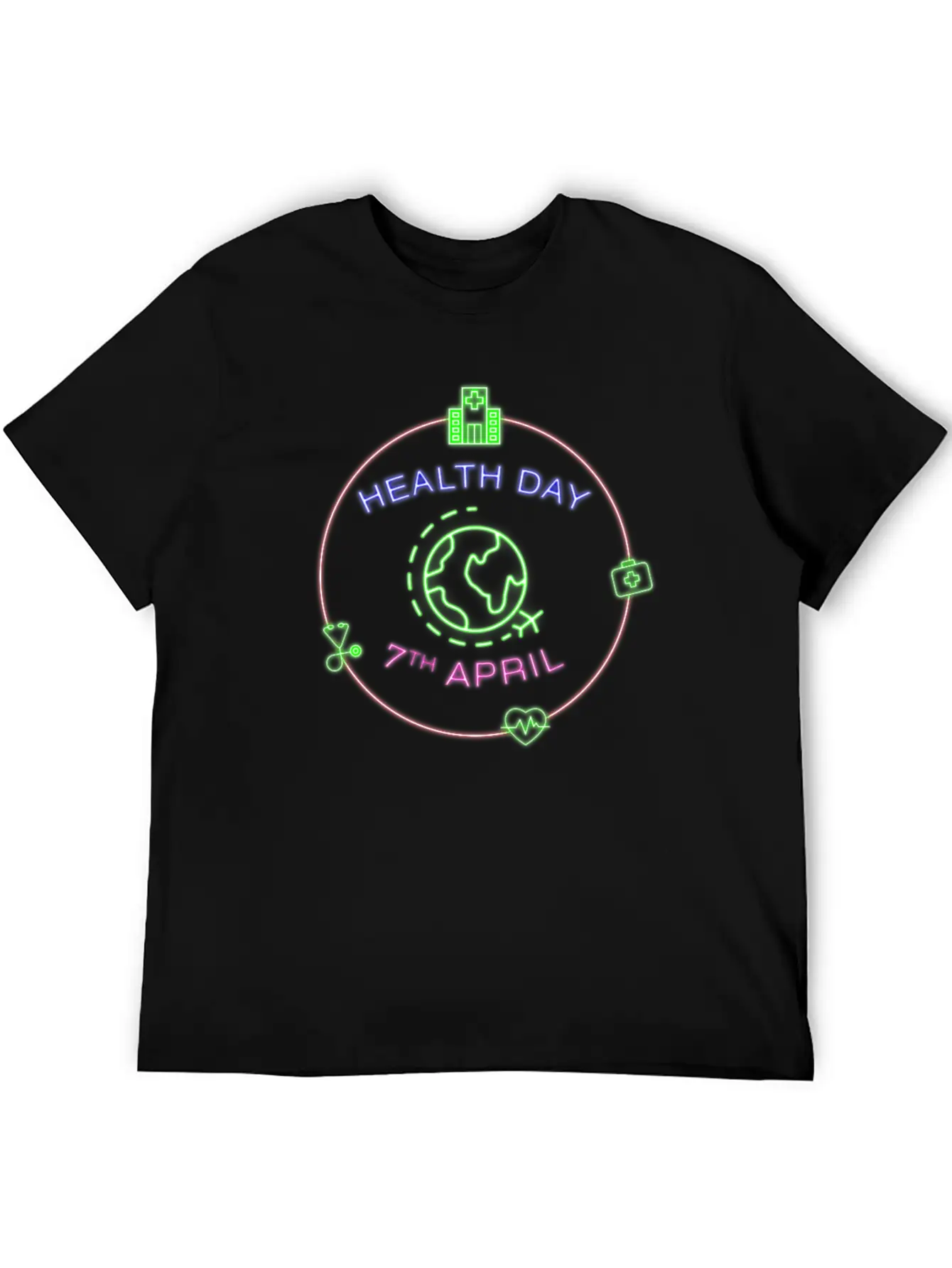 Neon Design Essential Unisex Summer Tee – Soft Cotton Casual Fit