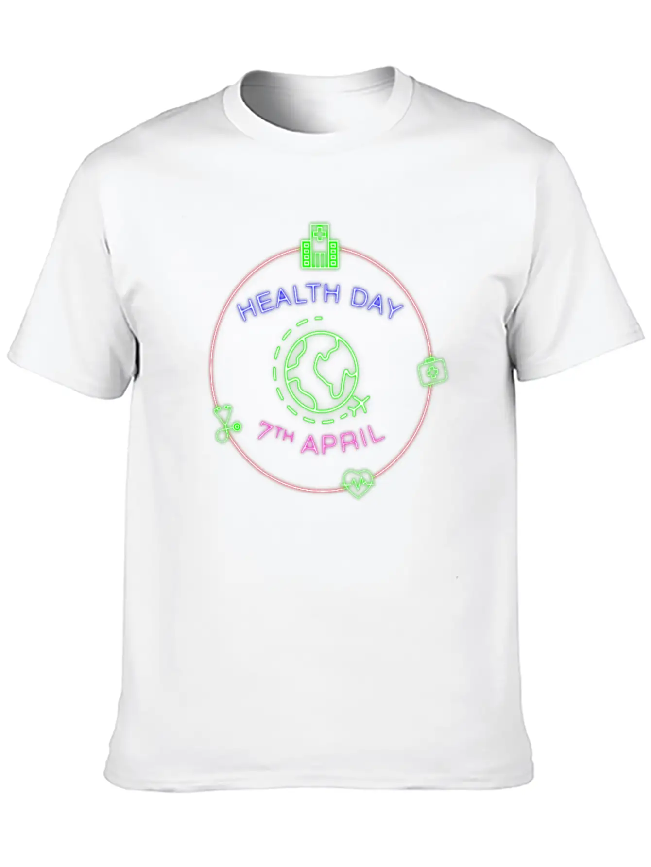 Neon Design Essential Unisex Summer Tee – Soft Cotton Casual Fit