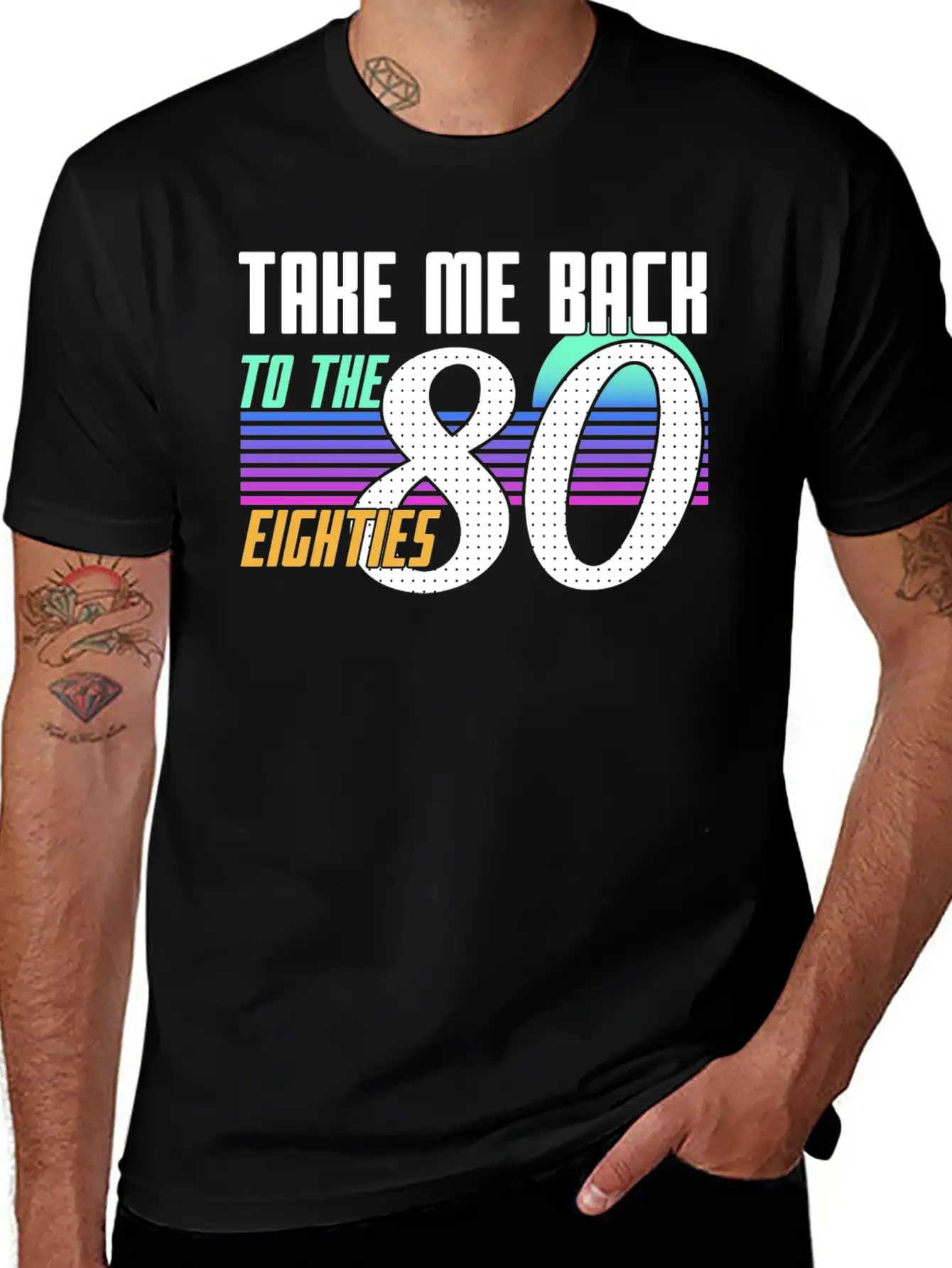Neon Graphic Unisex Short Sleeve Soft Cotton T-Shirt – Casual Everyday Wear
