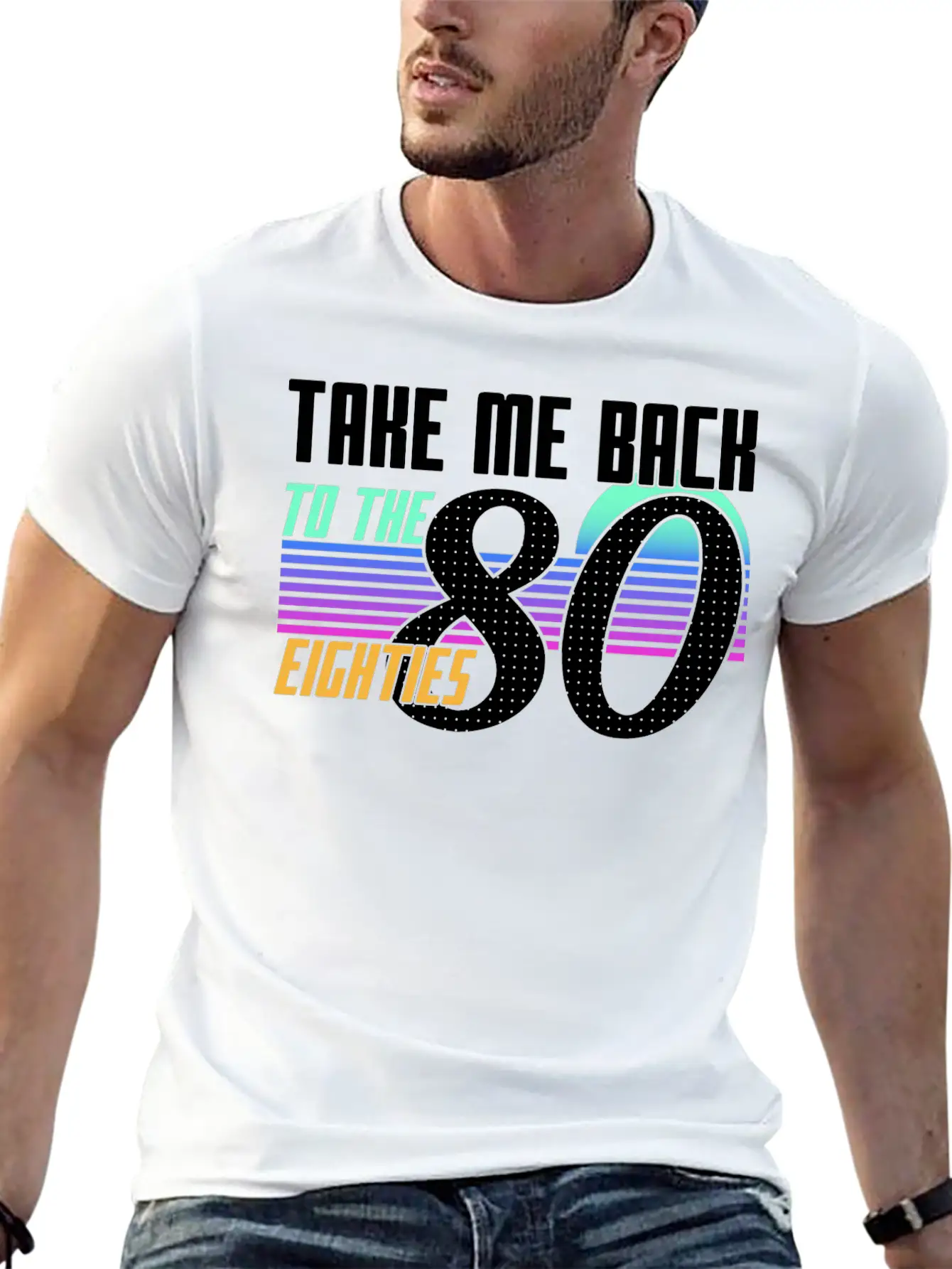 Neon Graphic Unisex Short Sleeve Soft Cotton T-Shirt – Casual Everyday Wear