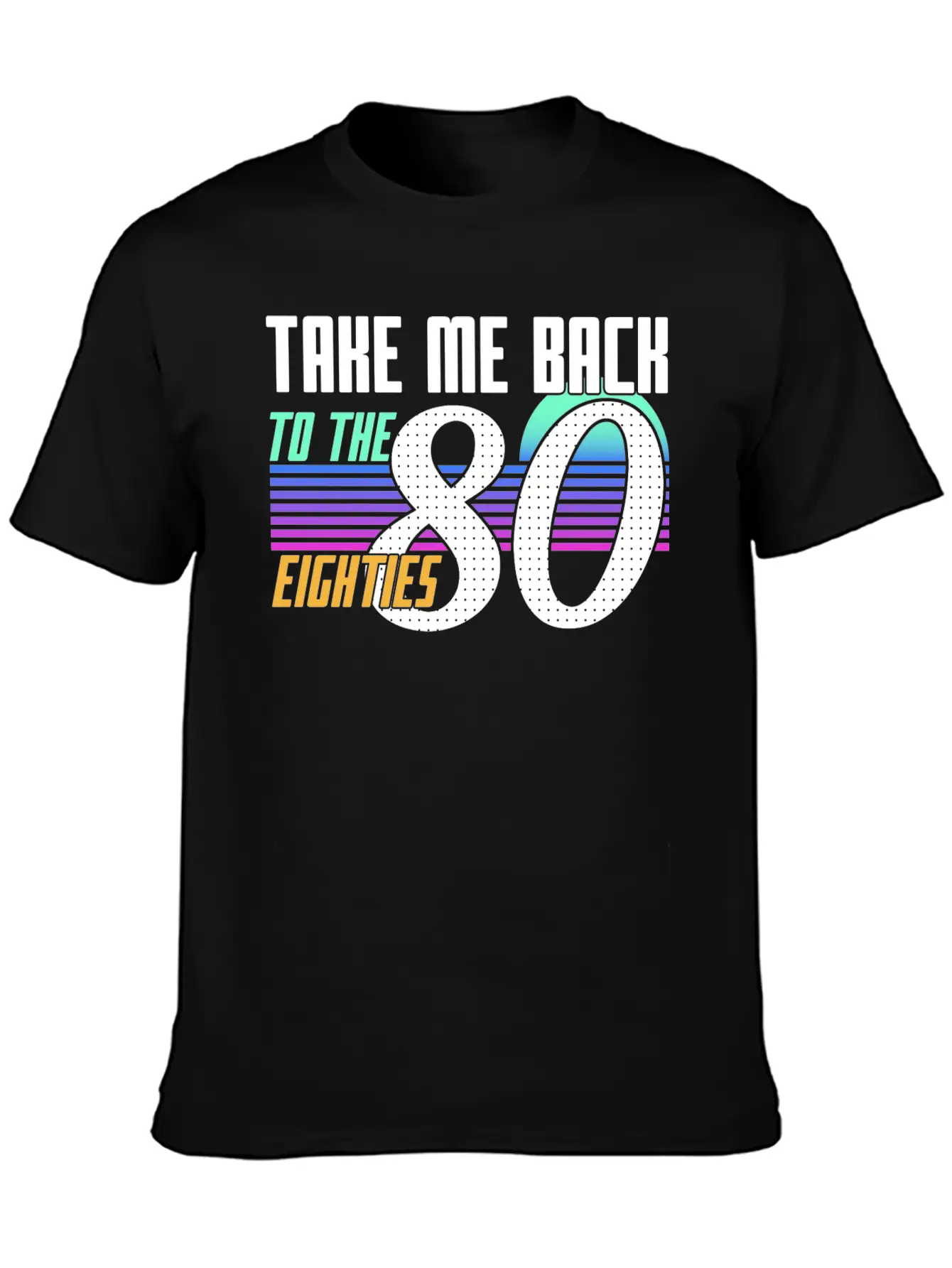Neon Graphic Unisex Short Sleeve Soft Cotton T-Shirt – Casual Everyday Wear