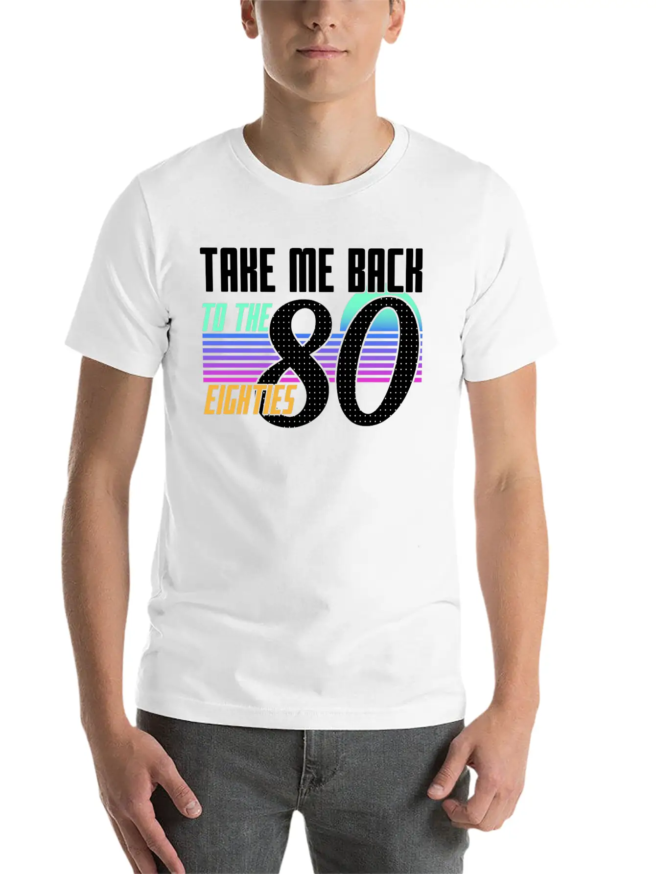 Neon Graphic Unisex Short Sleeve Soft Cotton T-Shirt – Casual Everyday Wear