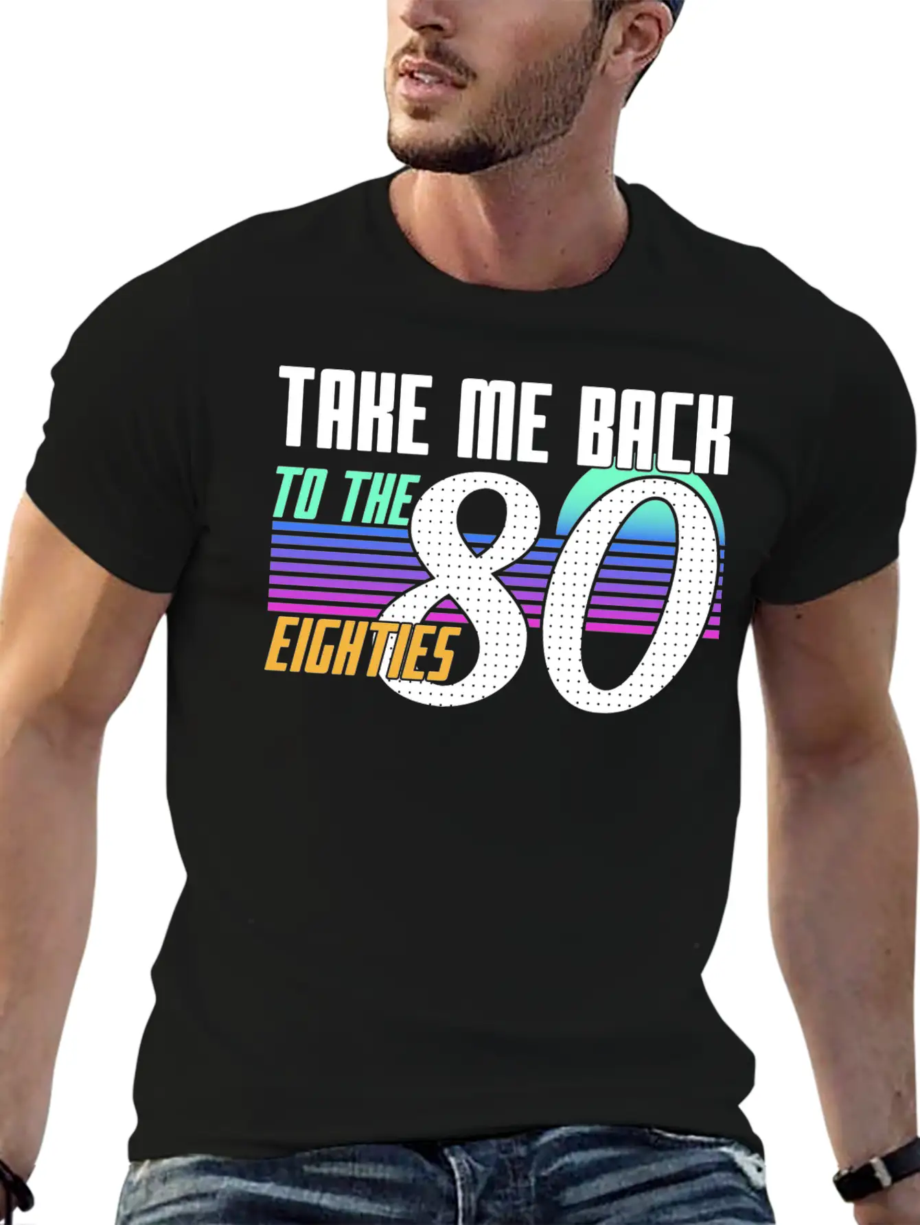 Neon Graphic Unisex Short Sleeve Soft Cotton T-Shirt – Casual Everyday Wear