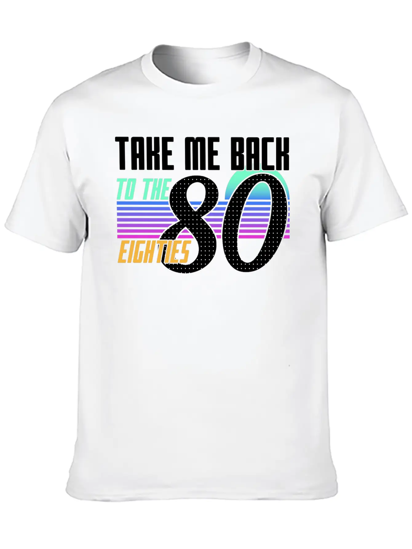 Neon Graphic Unisex Short Sleeve Soft Cotton T-Shirt – Casual Everyday Wear