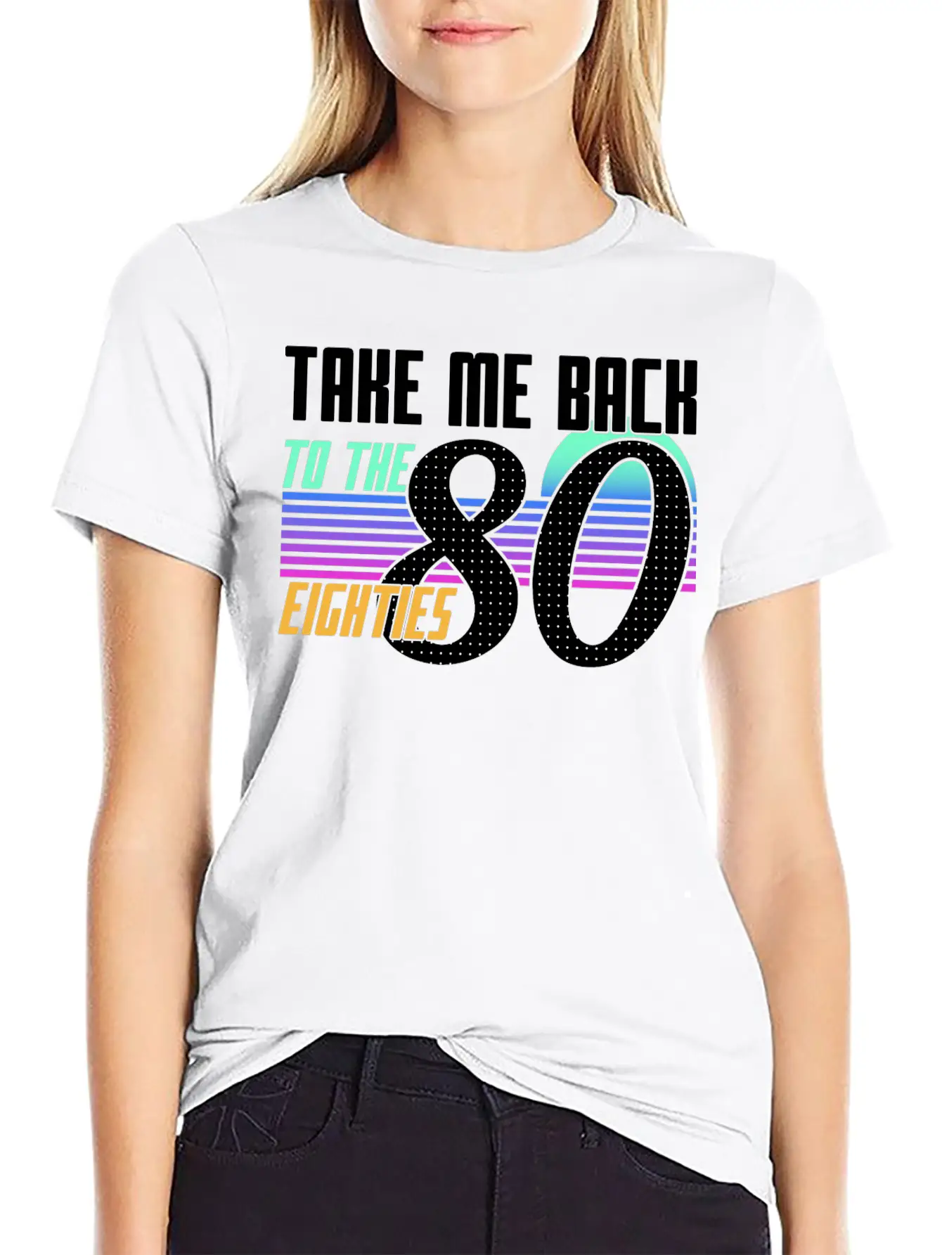 Neon Graphic Unisex Short Sleeve Soft Cotton T-Shirt – Casual Everyday Wear