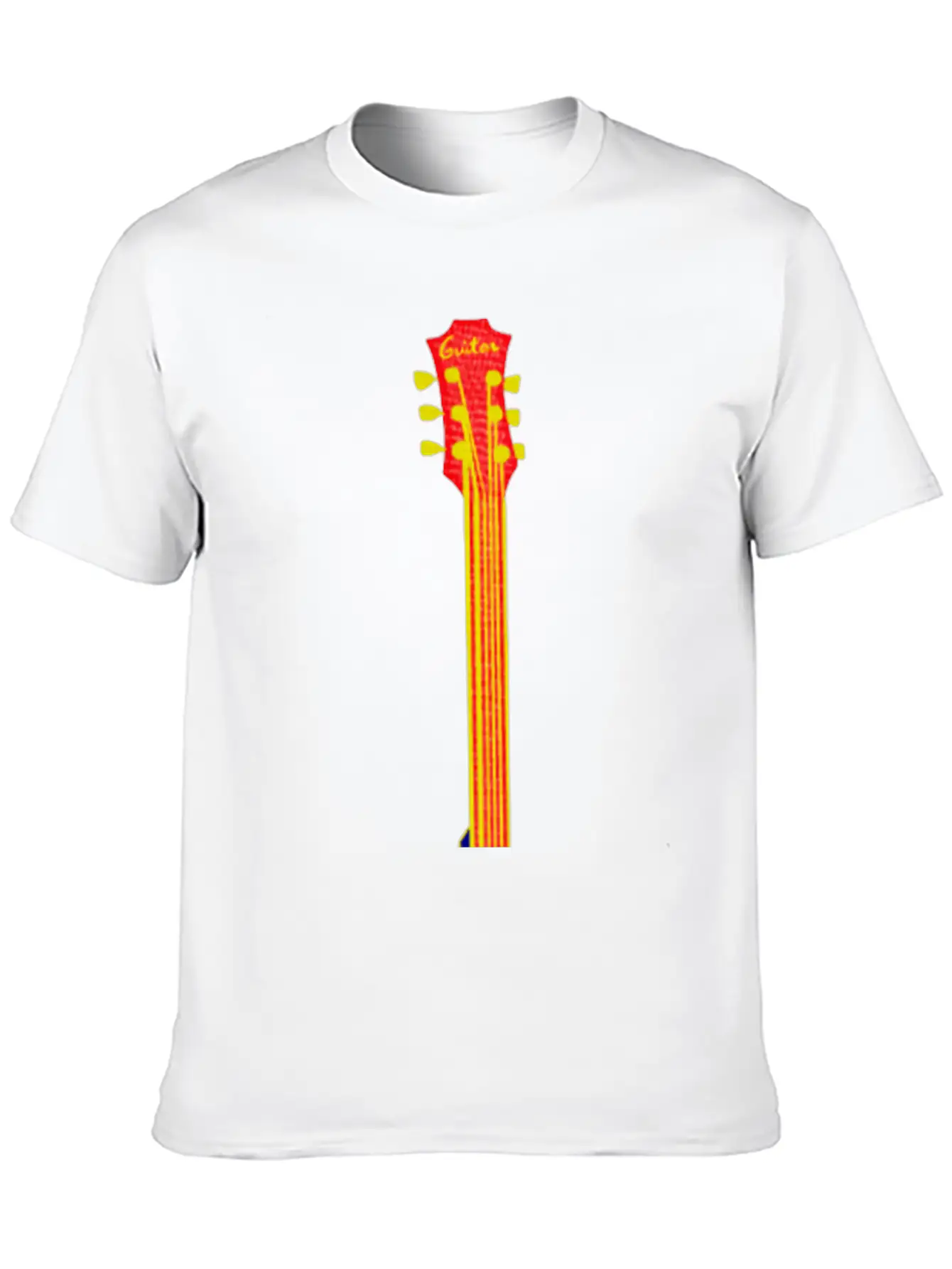 Neon Guitar Guiter Player Timeless Short Sleeve Tee – Comfy And Minimalist Design