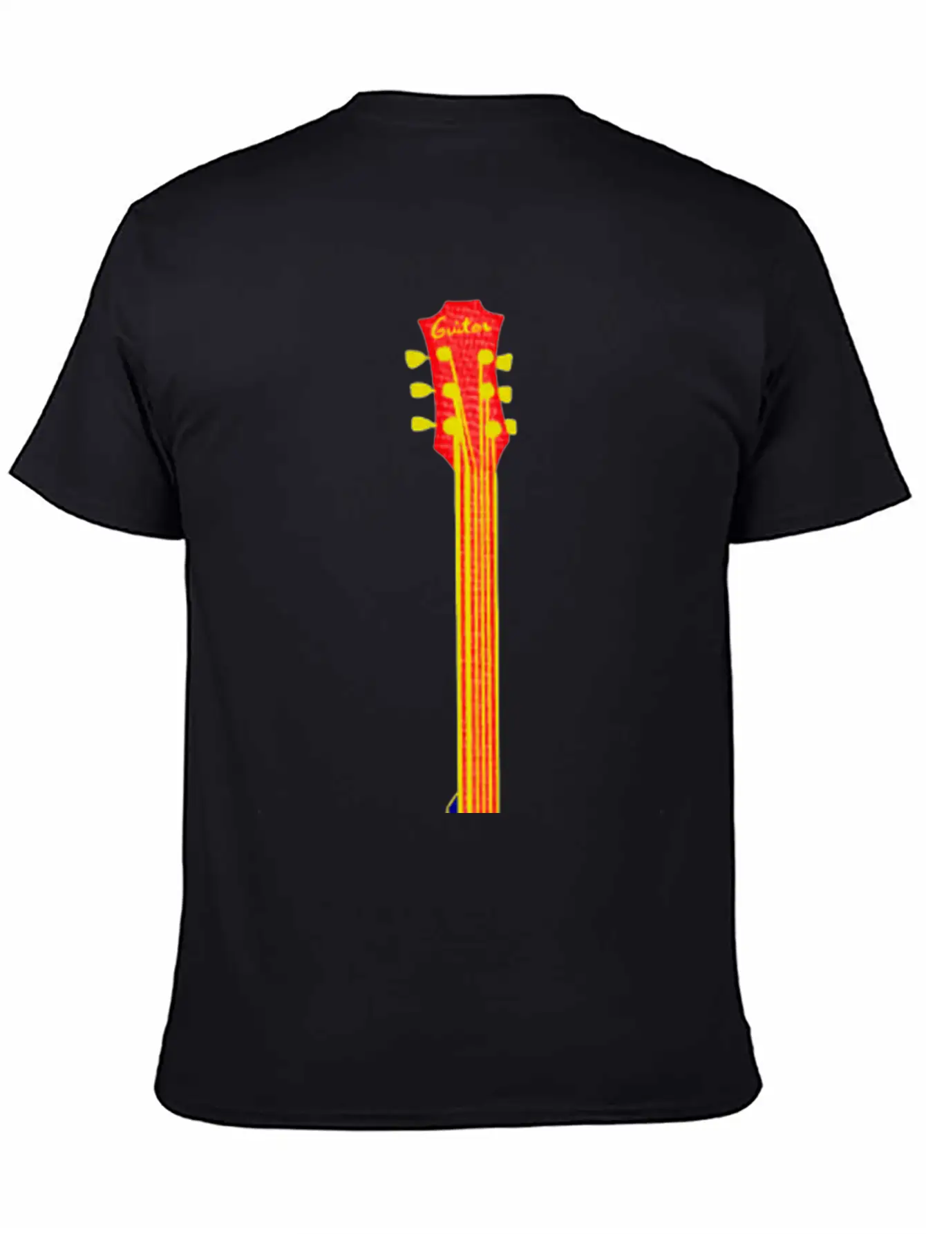 Neon Guitar Guiter Player Timeless Short Sleeve Tee – Comfy And Minimalist Design