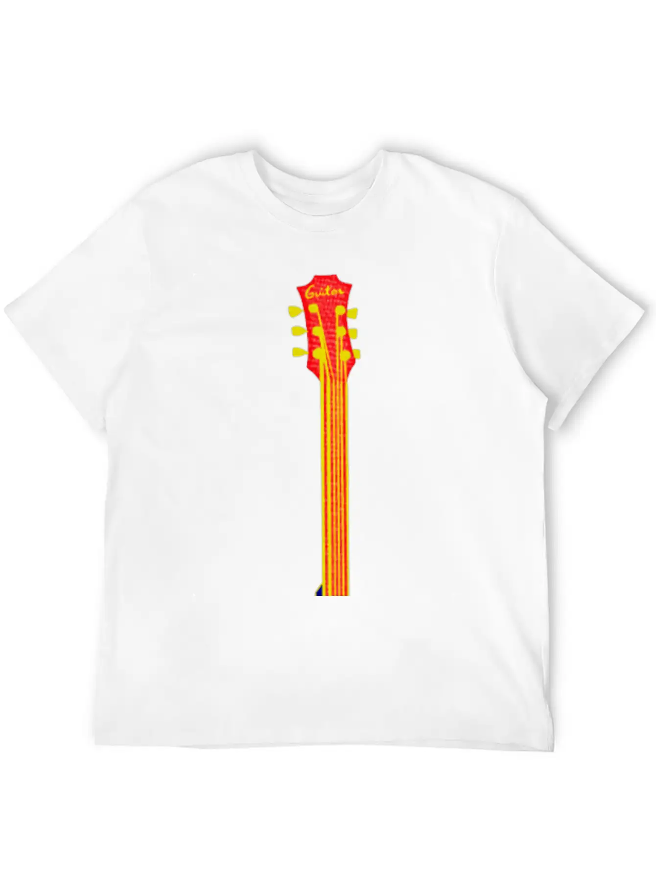 Neon Guitar Guiter Player Timeless Short Sleeve Tee – Comfy And Minimalist Design