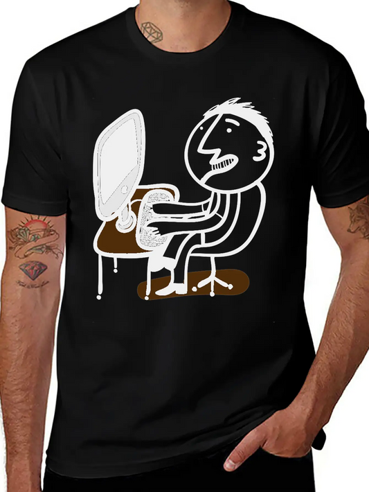 Nerd Comfortable Minimalist Graphic Tee – Summer Style Essential