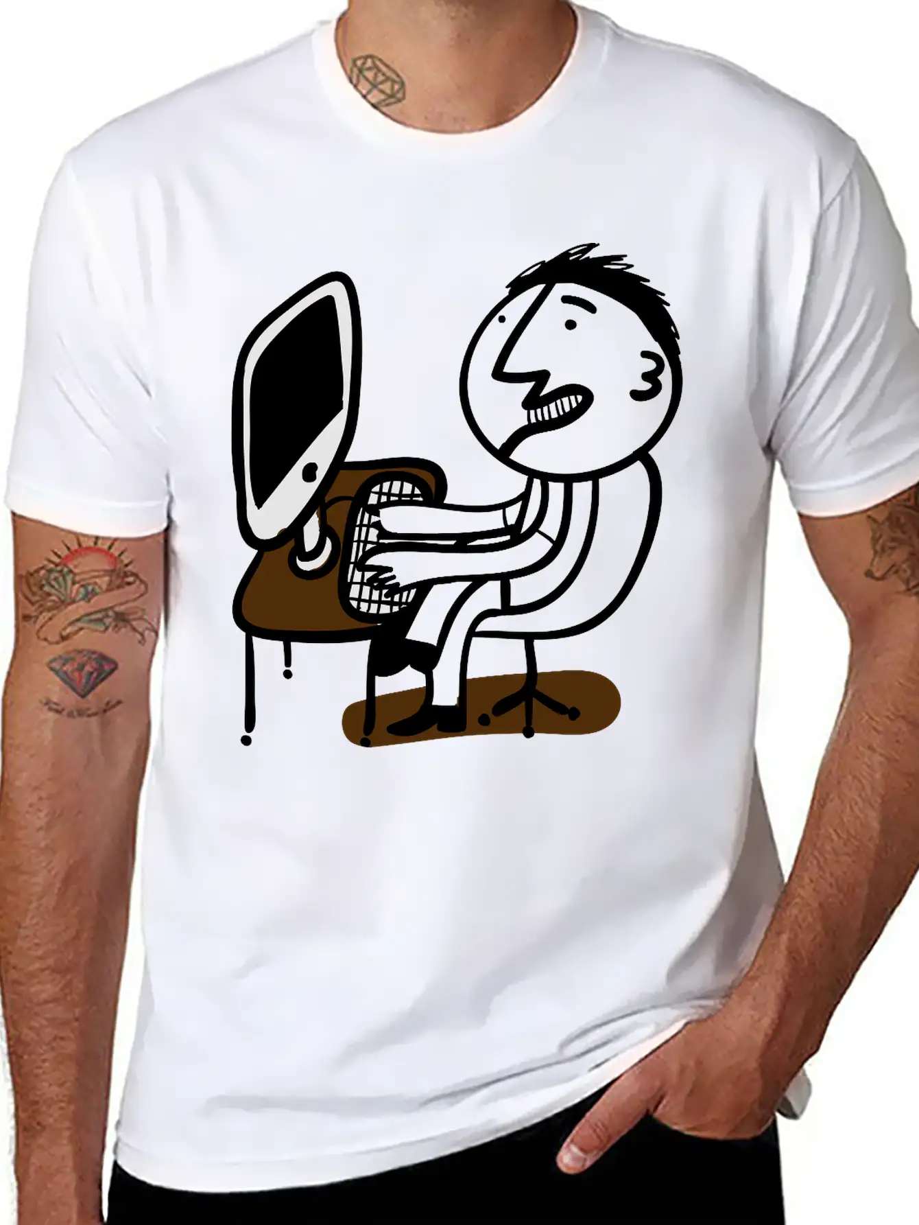 Nerd Comfortable Minimalist Graphic Tee – Summer Style Essential
