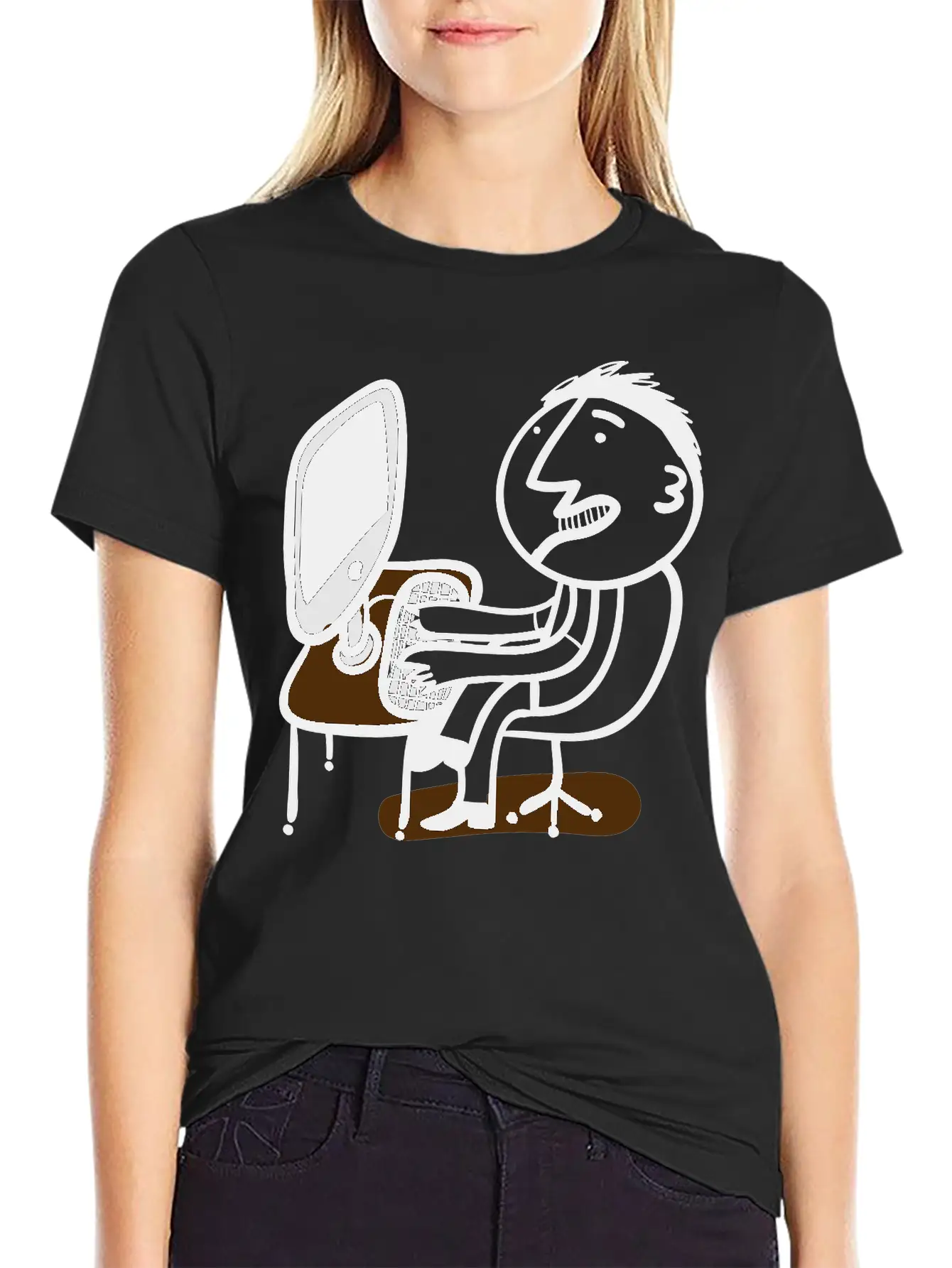 Nerd Comfortable Minimalist Graphic Tee – Summer Style Essential