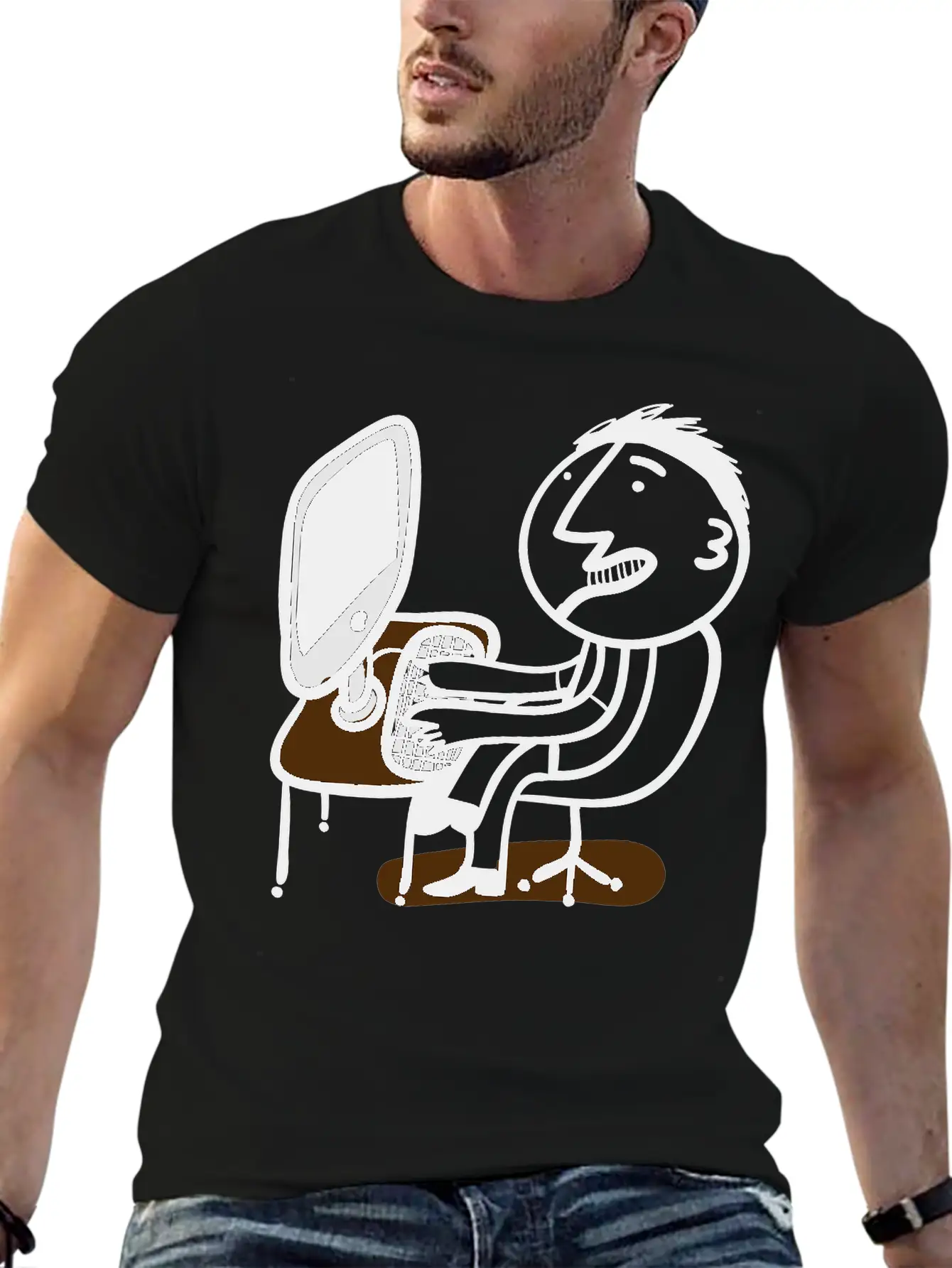 Nerd Comfortable Minimalist Graphic Tee – Summer Style Essential