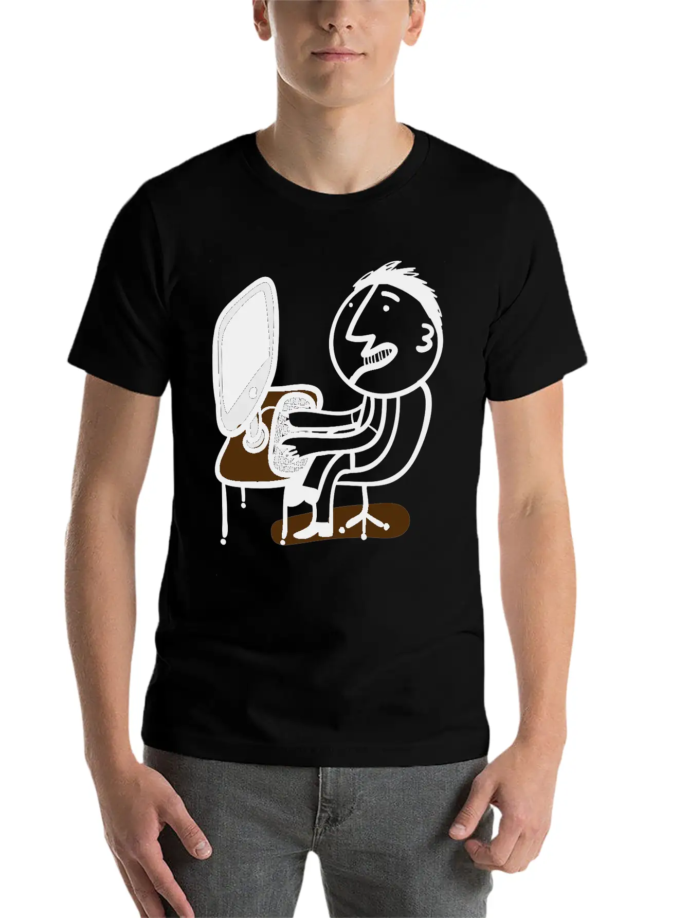 Nerd Comfortable Minimalist Graphic Tee – Summer Style Essential